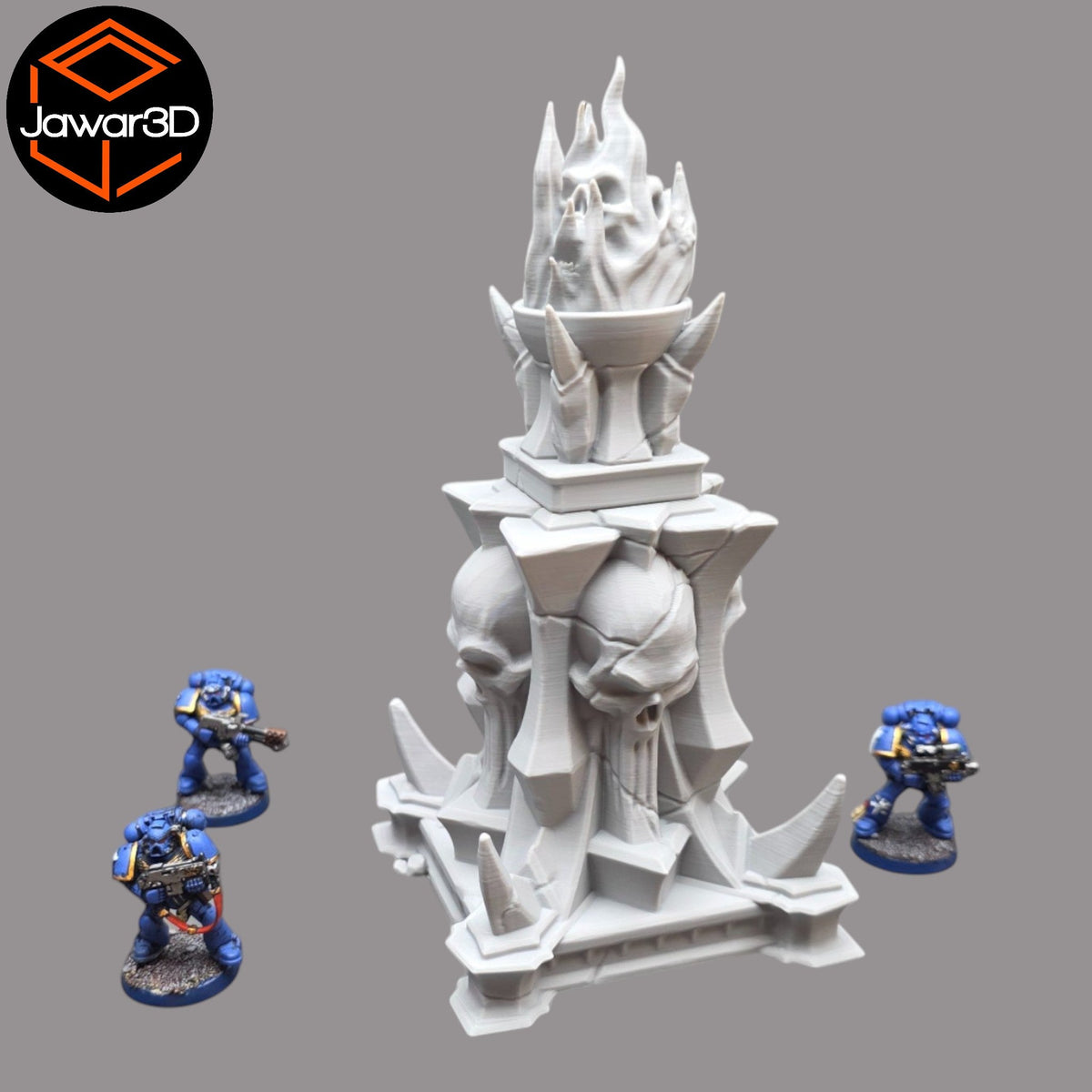 Torch Pillar - 28mm Wargaming Scatter Terrain Scenery Tabletop Miniature