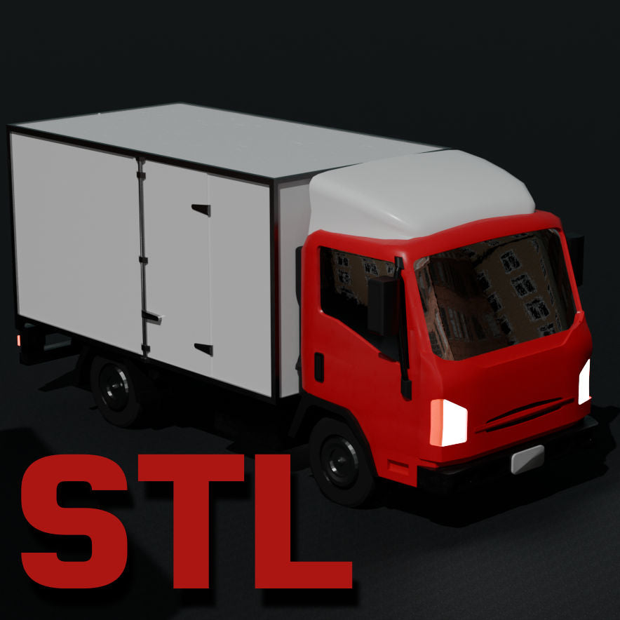 3.5 tonne Box Truck STL