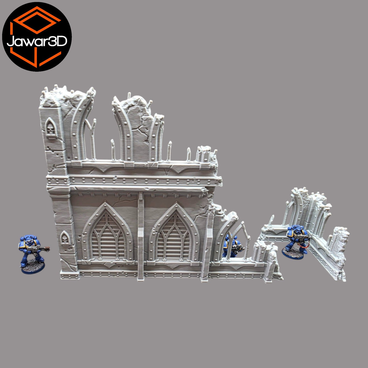 Ruined Empire 2 Floors #16 - 28mm Wargaming Scatter Terrain Scenery Miniature