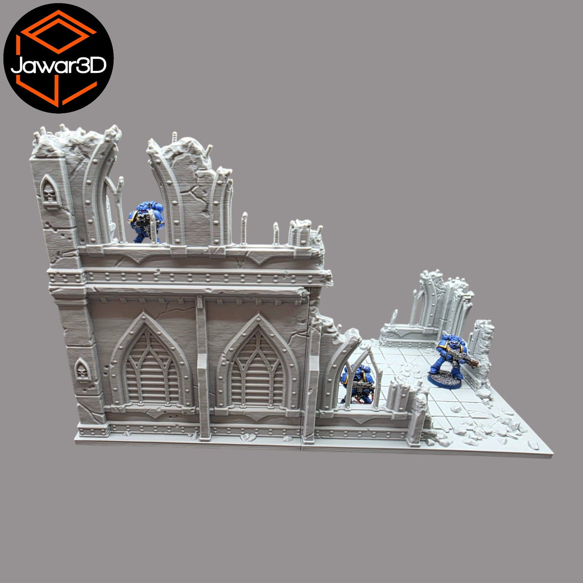 Ruined Empire 2 Floors #17 - 28mm Wargaming Scatter Terrain Scenery Miniature