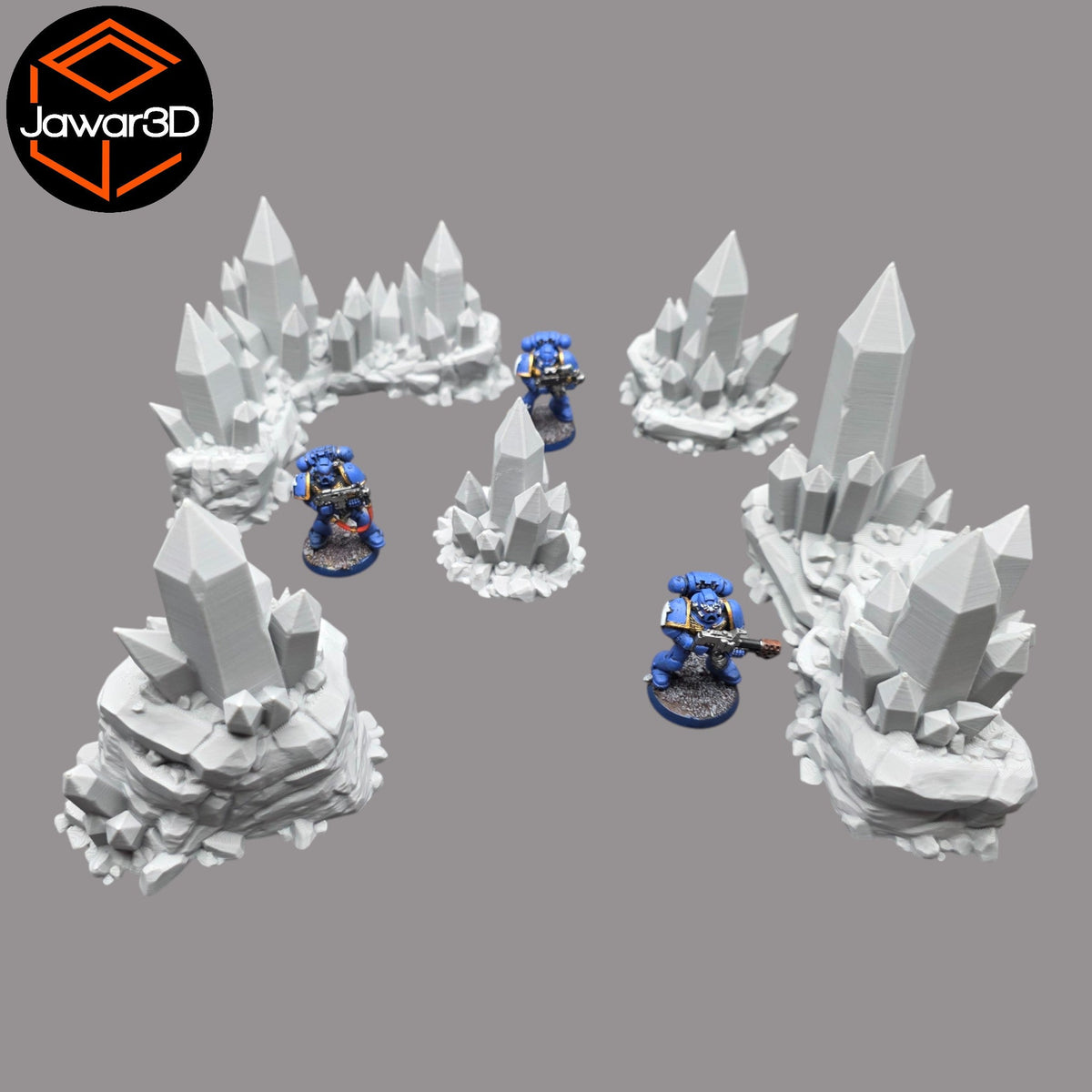 Mineral Deposit Set - 28mm Wargaming Scatter Terrain Scenery Tabletop
