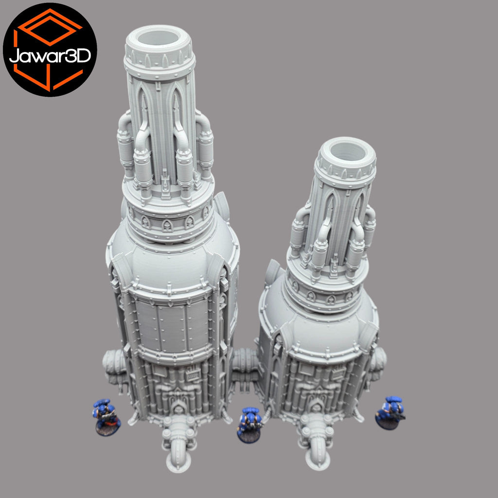 Steel Refinery Assembly #5 - 28mm Wargaming Scatter Terrain Scenery Tabletop