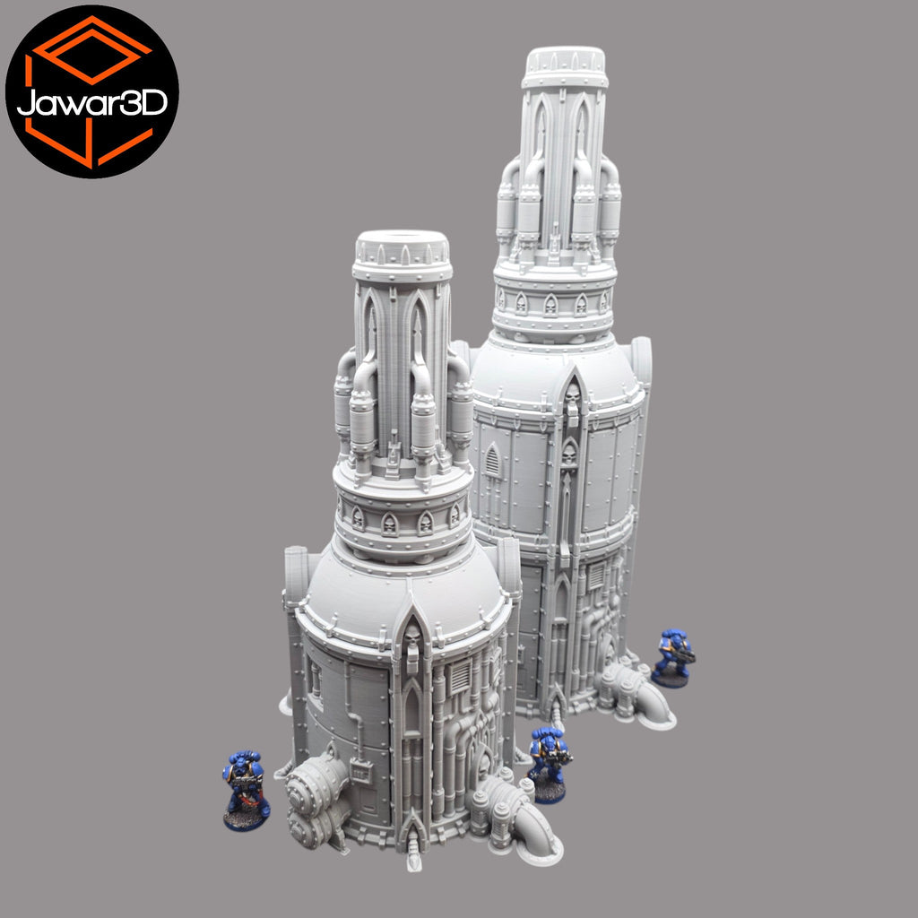 Steel Refinery Assembly #5 - 28mm Wargaming Scatter Terrain Scenery Tabletop