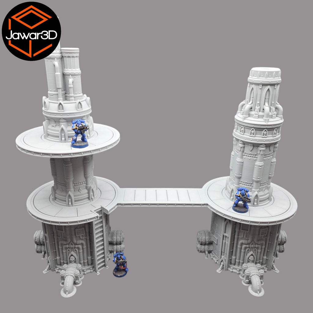 Steel Refinery Assembly #6 - 28mm Wargaming Scatter Terrain Scenery Tabletop