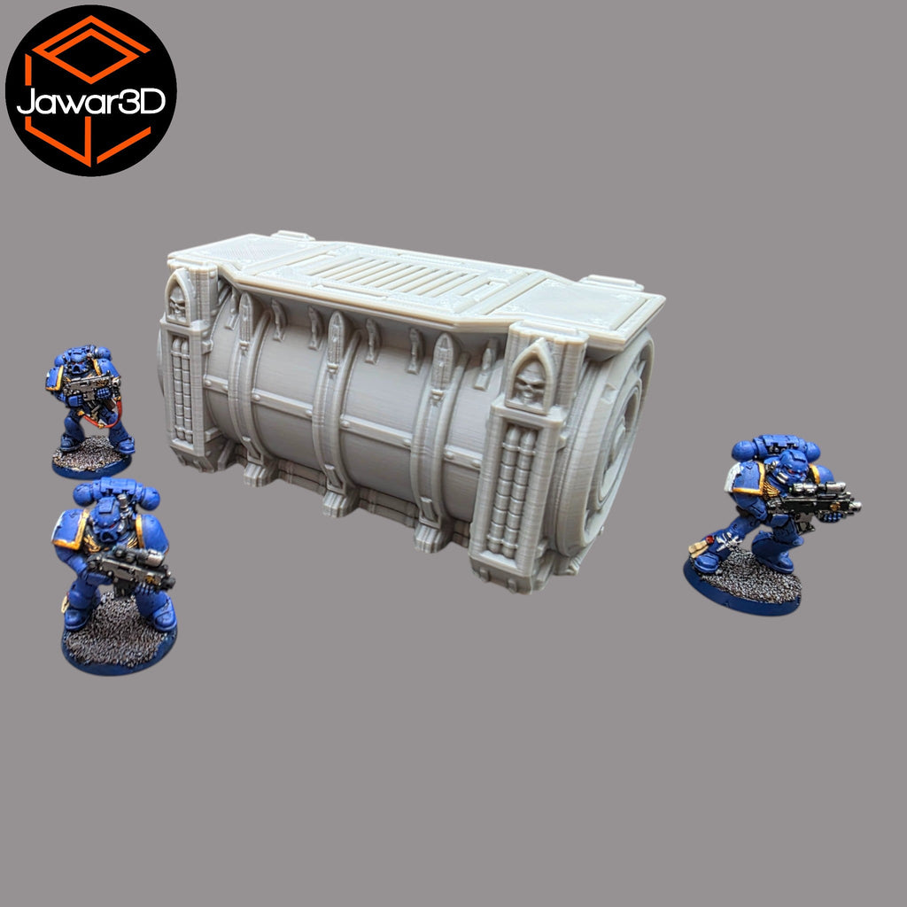 Gothic Container #1 - 28mm Wargaming Scatter Terrain Scenery Tabletop Miniature