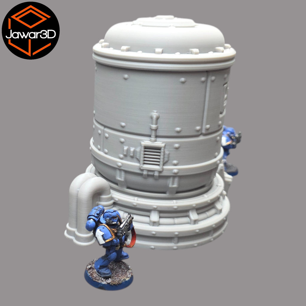 Production Silo - 28mm Wargaming Scatter Terrain Scenery Tabletop