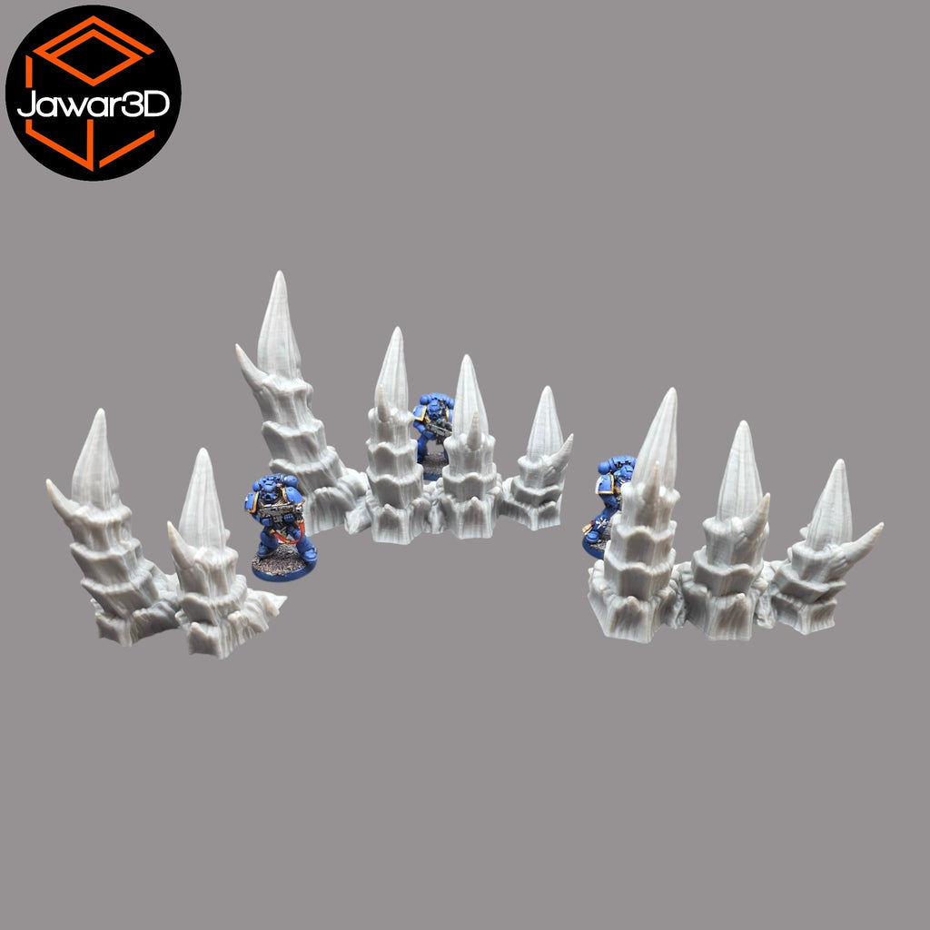 Hive Spikes - 28mm Wargaming Scatter Terrain Scenery Tabletop