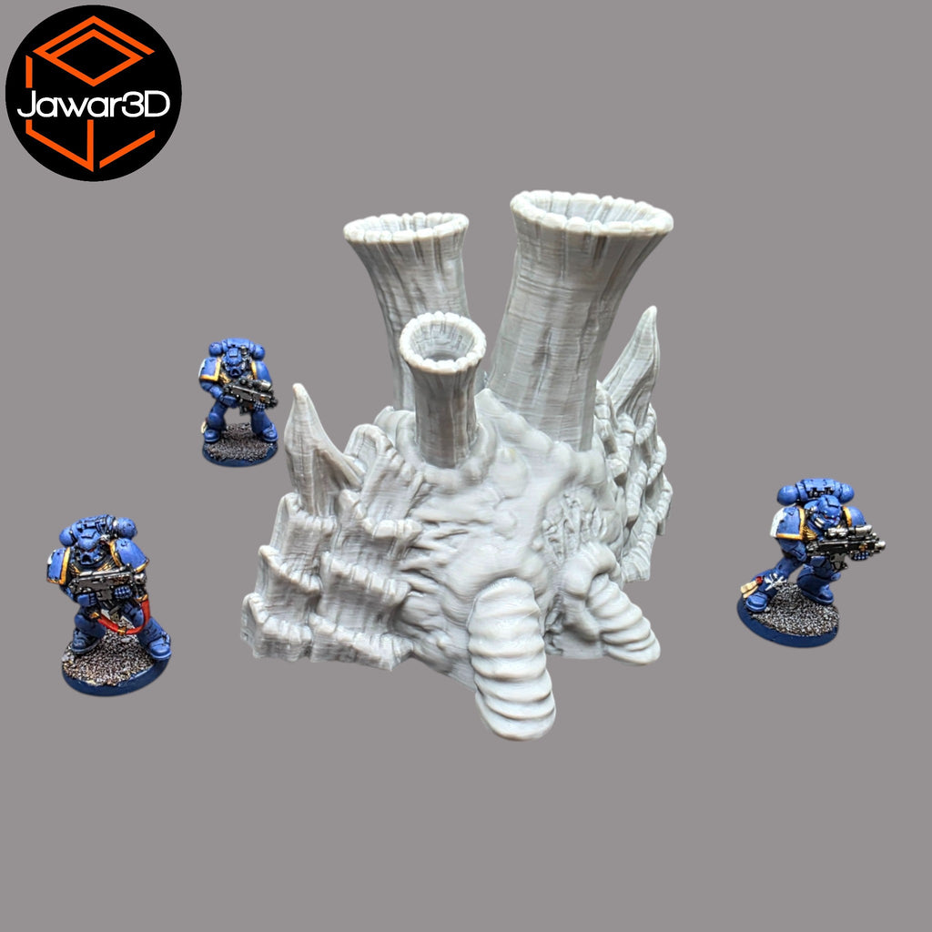 Hive Smokestack #1 - 28mm Wargaming Scatter Terrain Scenery Tabletop