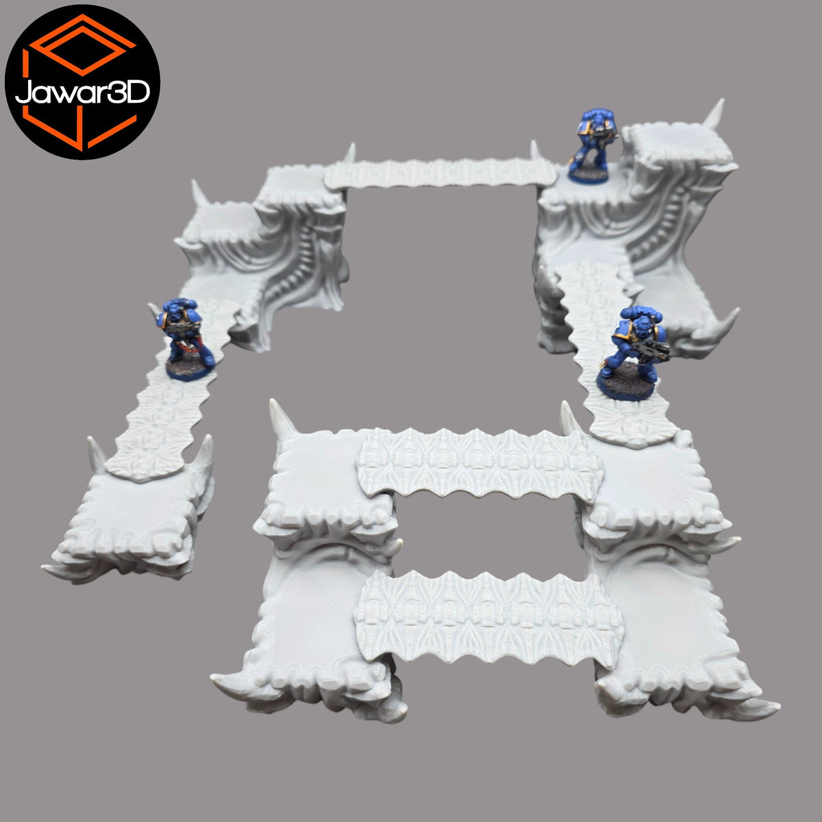 Hive Platforms - 28mm Wargaming Scatter Terrain Scenery Tabletop