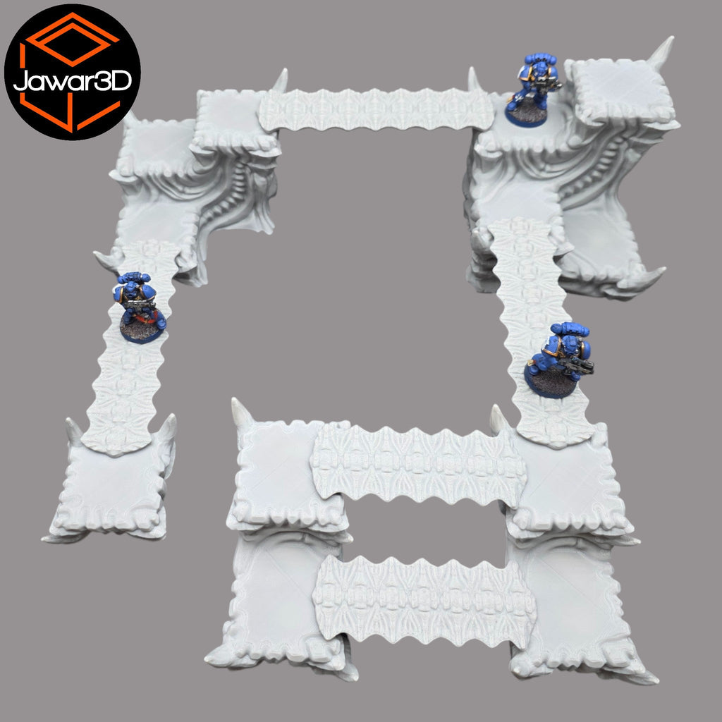Hive Platforms - 28mm Wargaming Scatter Terrain Scenery Tabletop