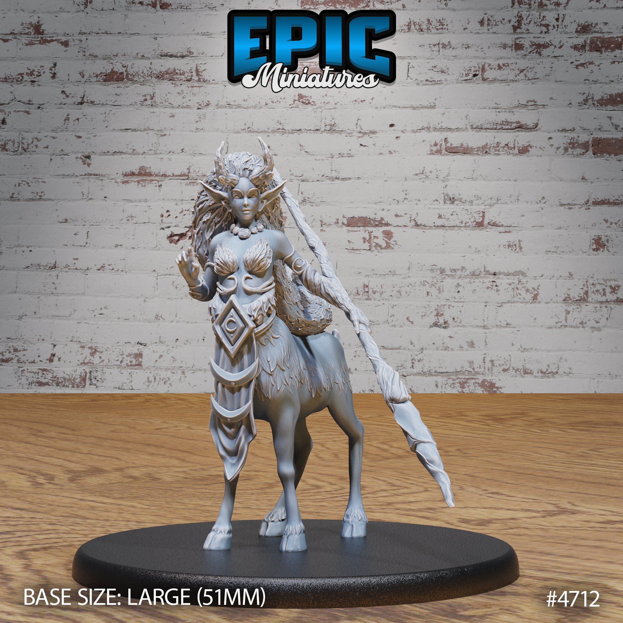Epic Miniatures Faun Druid D&D Fantasy Tabletop Miniature