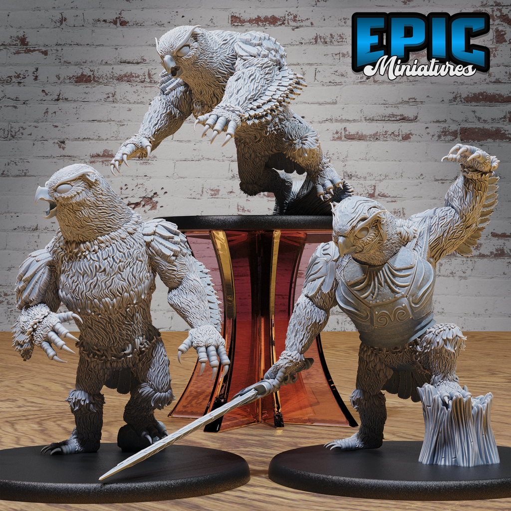 Fabled Owlbear #4733-#4735 by Epic Miniatures