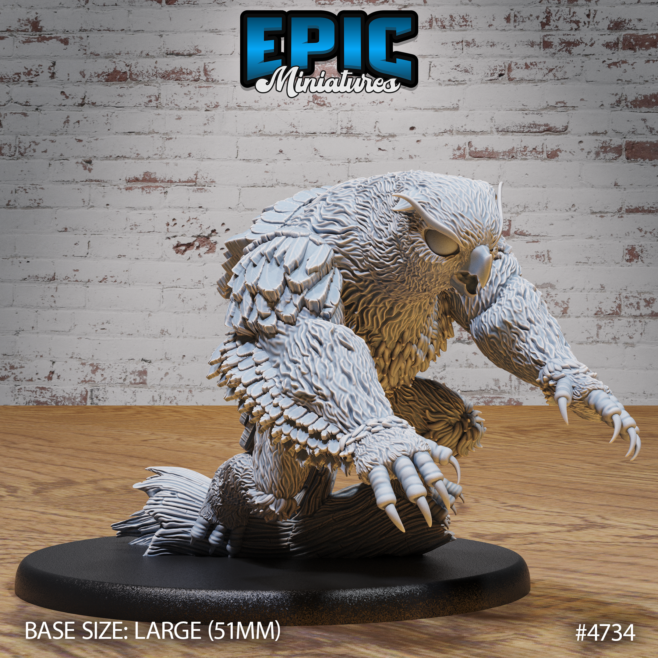 Fabled Owlbear #4733-#4735 by Epic Miniatures