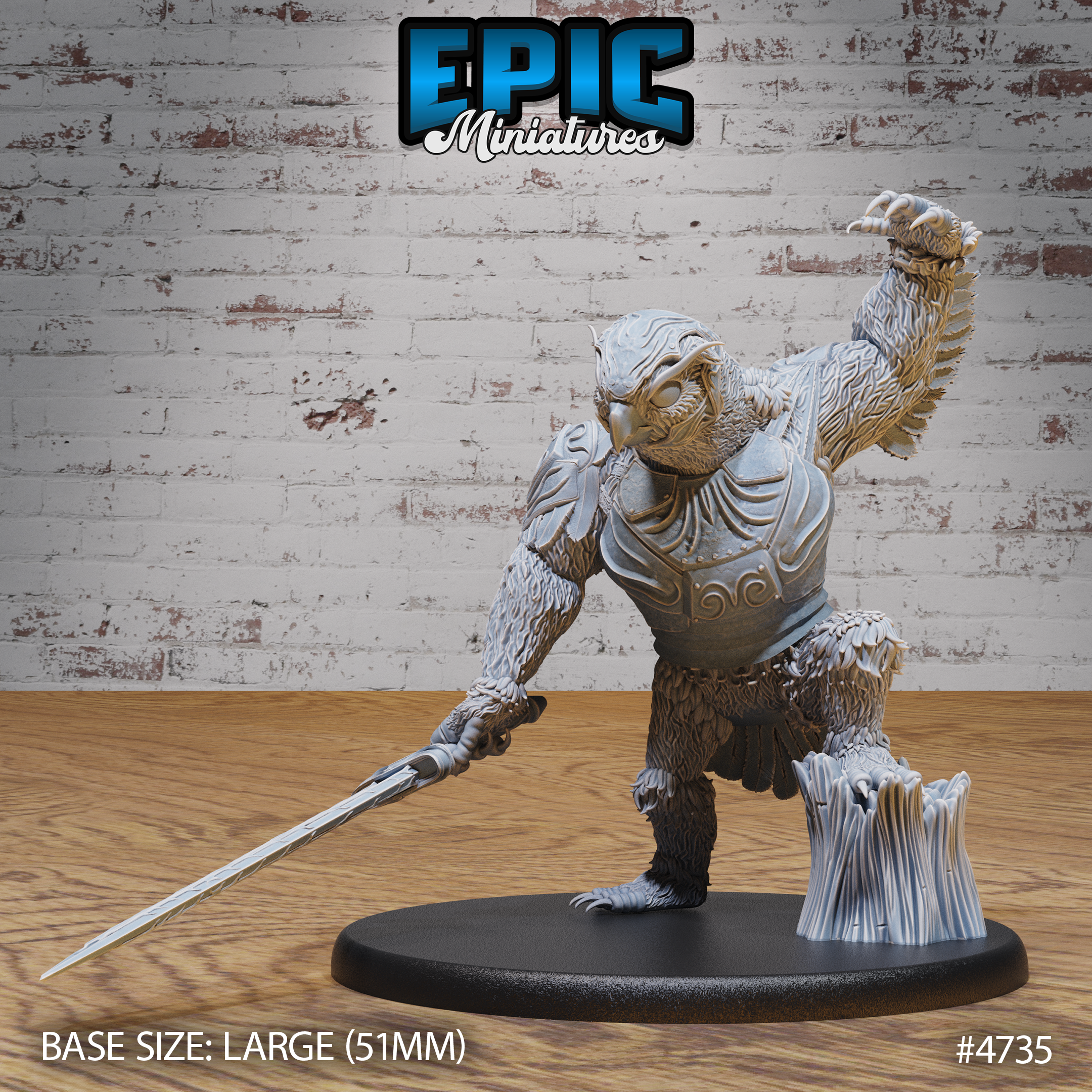 Fabled Owlbear #4733-#4735 by Epic Miniatures