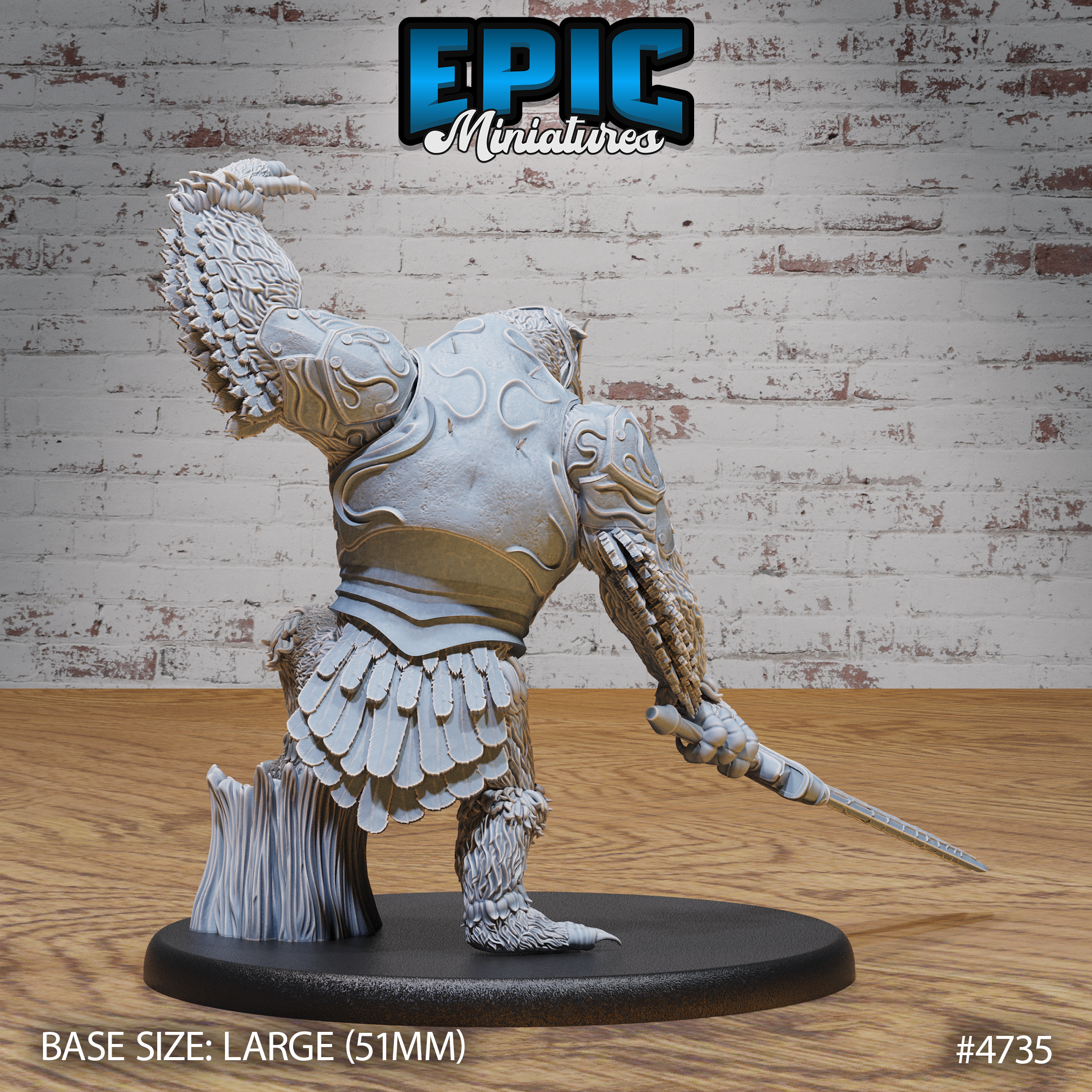Fabled Owlbear #4733-#4735 by Epic Miniatures