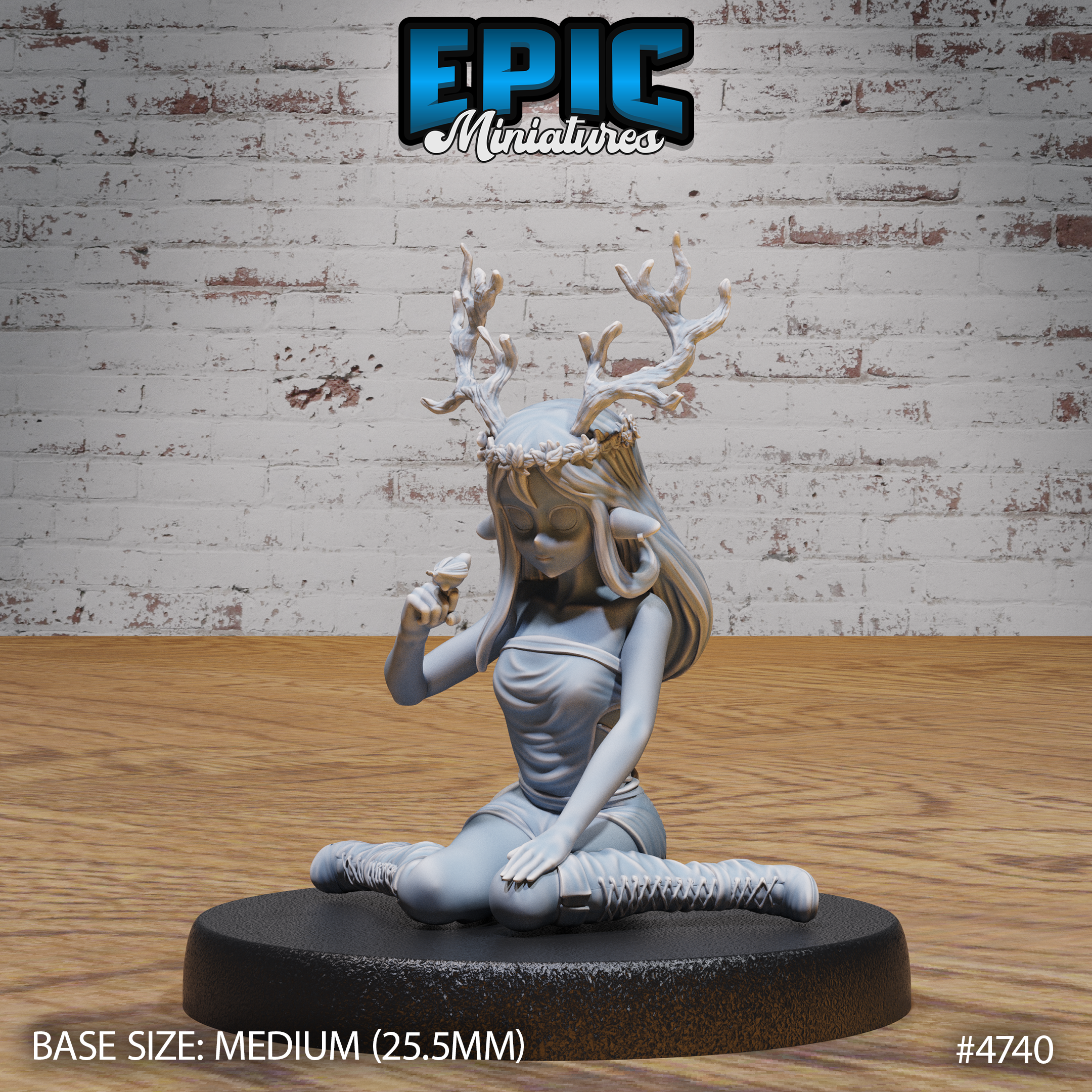Druid Child Female #4739-4741 by Epic Miniatures