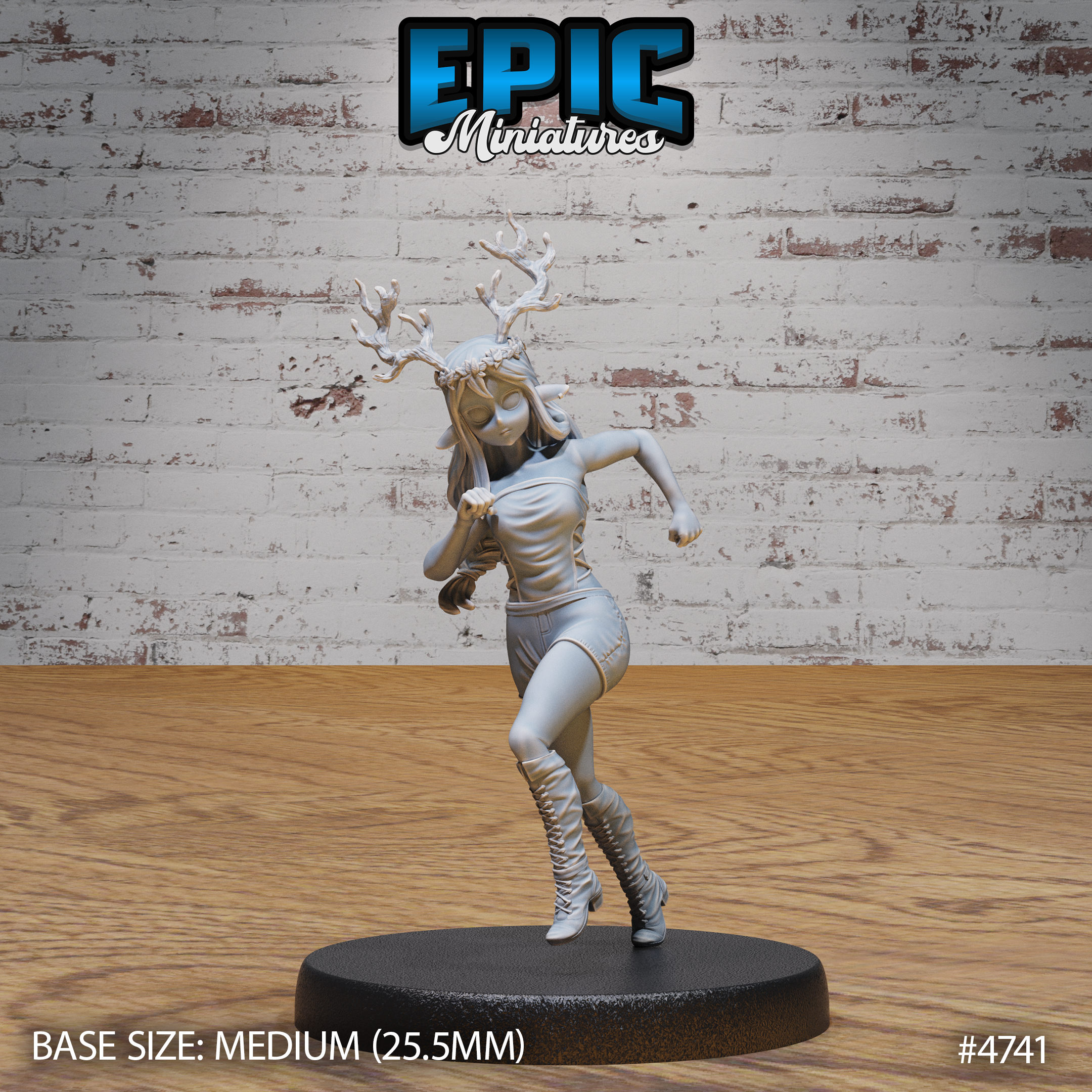 Druid Child Female #4739-4741 by Epic Miniatures