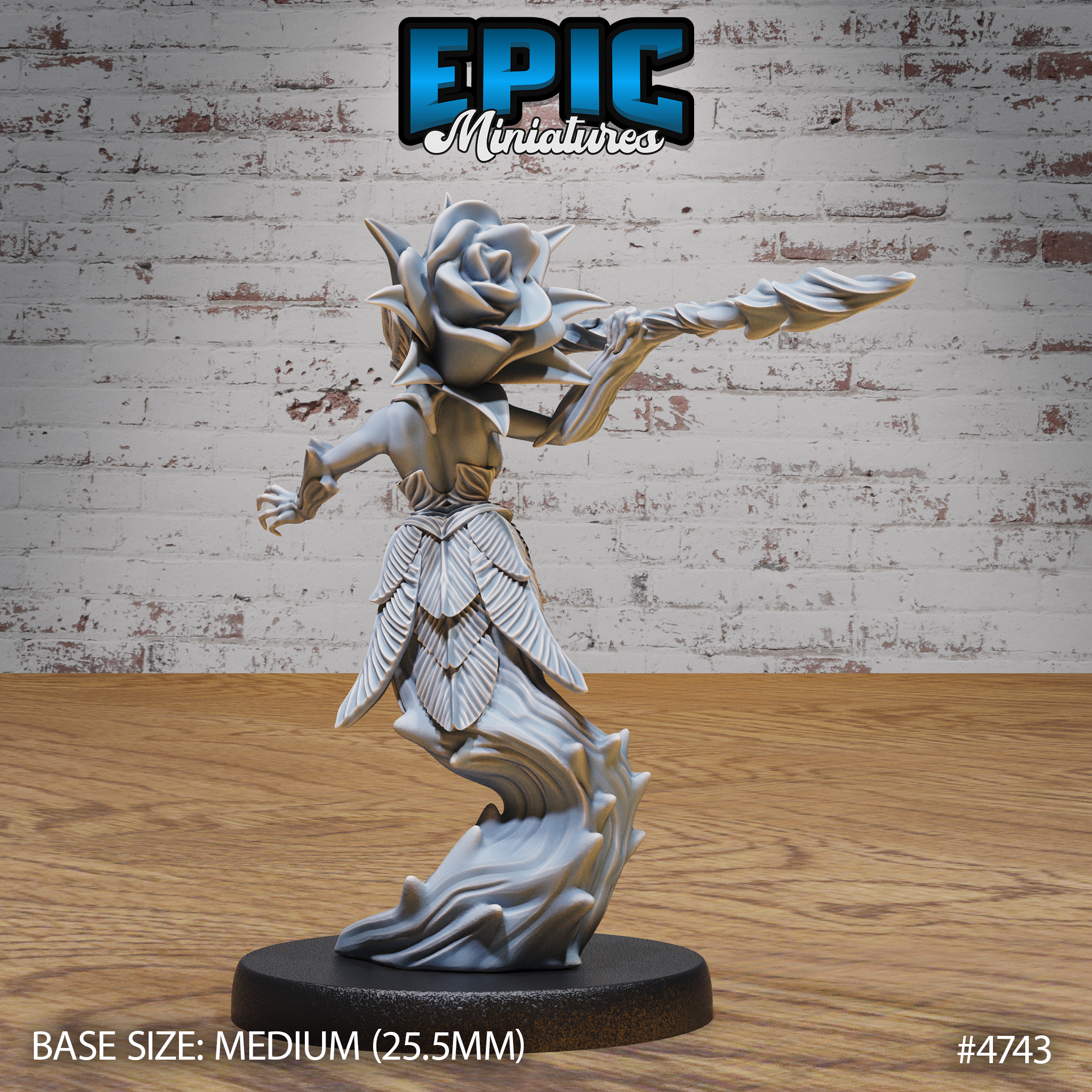 Rose Spirit by Epic Miniatures | 3D Printable D&D Models