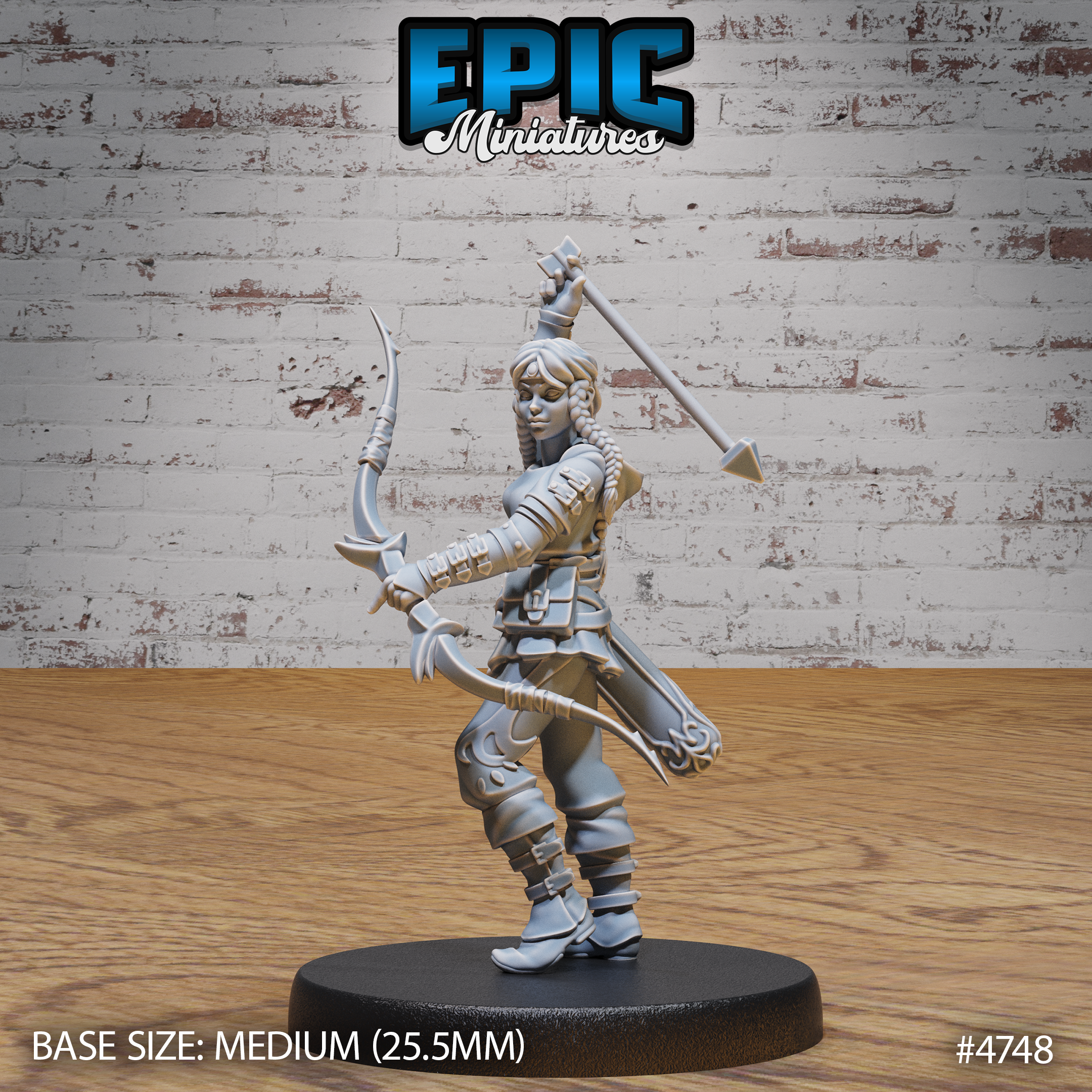 Hunter Girl #4748-4750 by Epic Miniatures