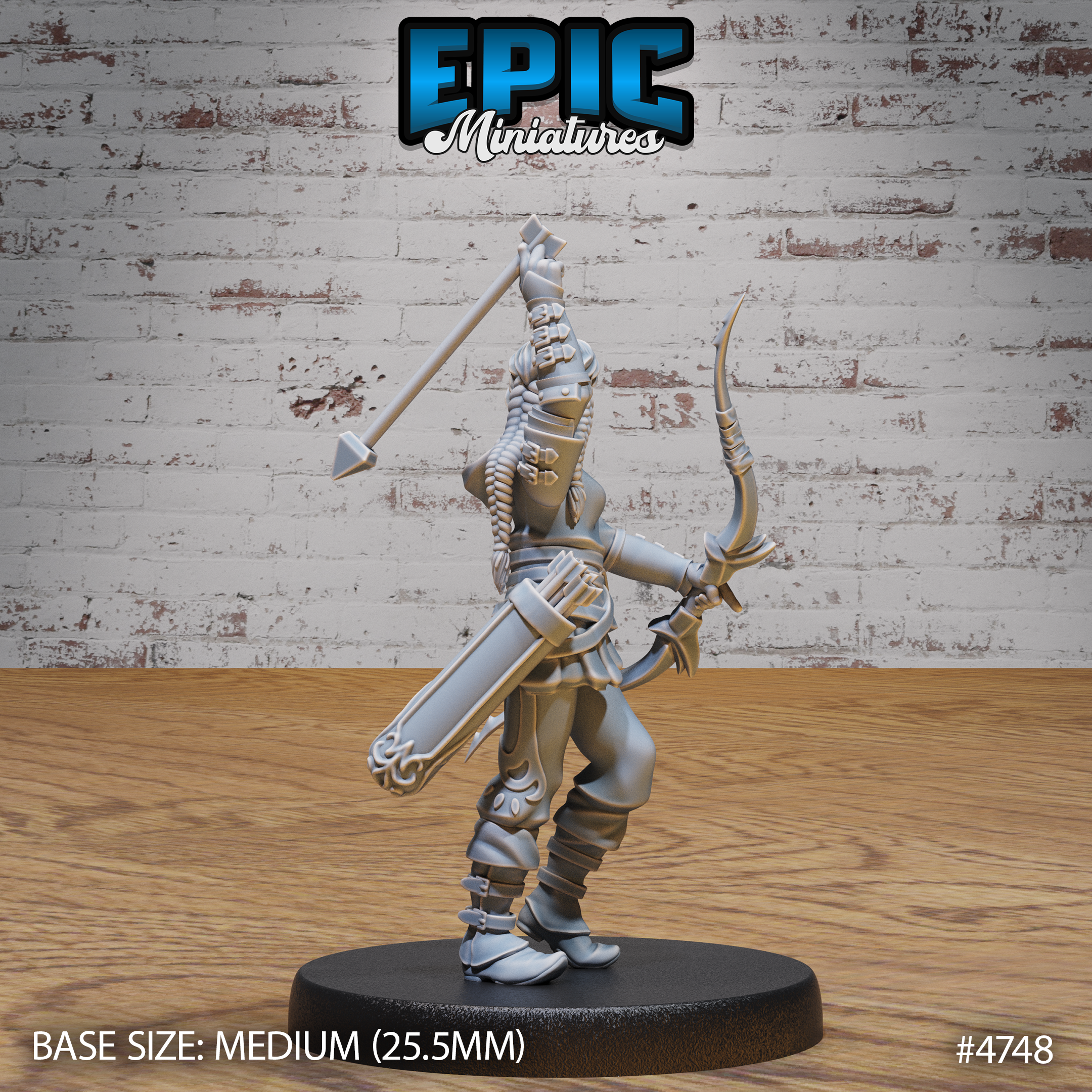 Hunter Girl #4748-4750 by Epic Miniatures