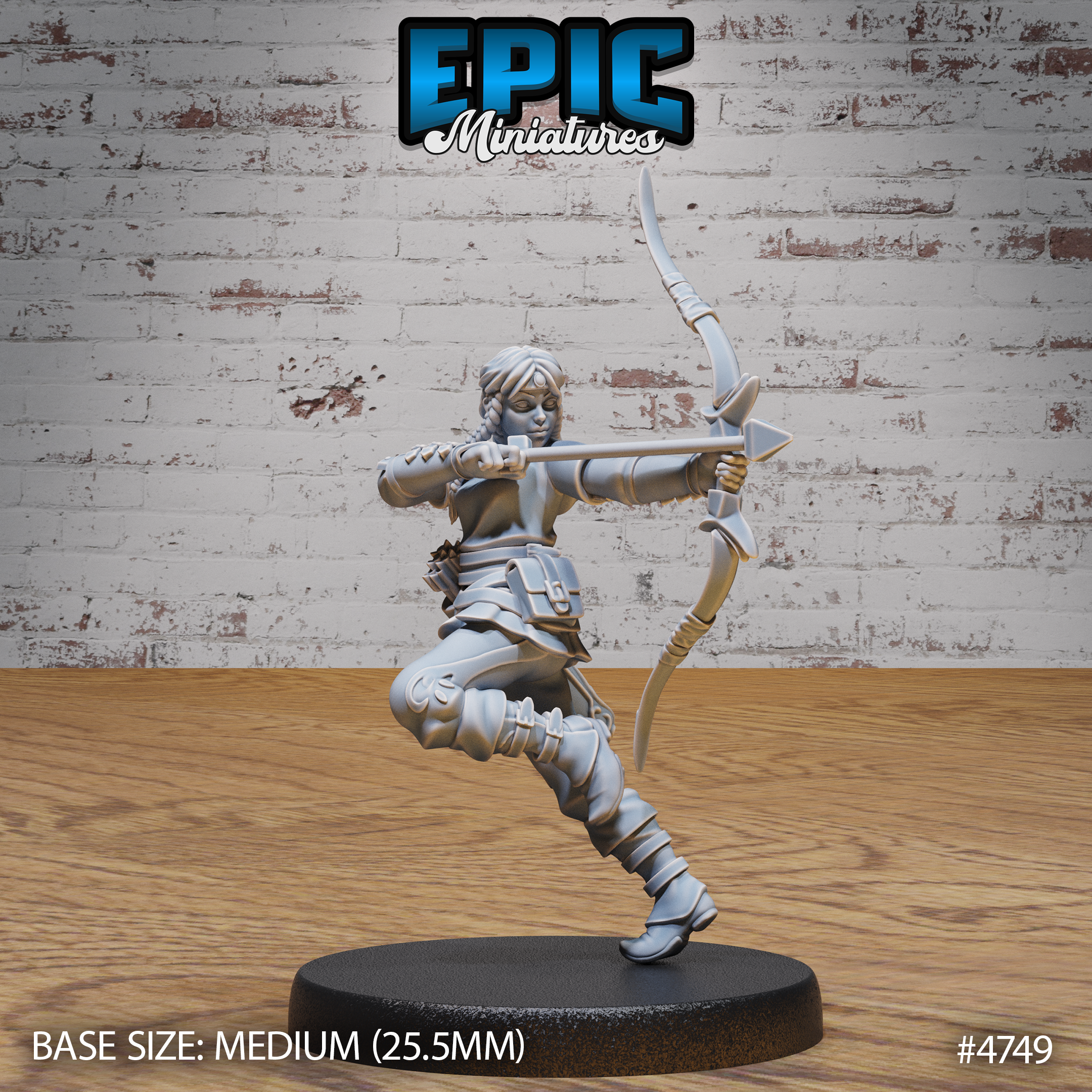 Hunter Girl #4748-4750 by Epic Miniatures