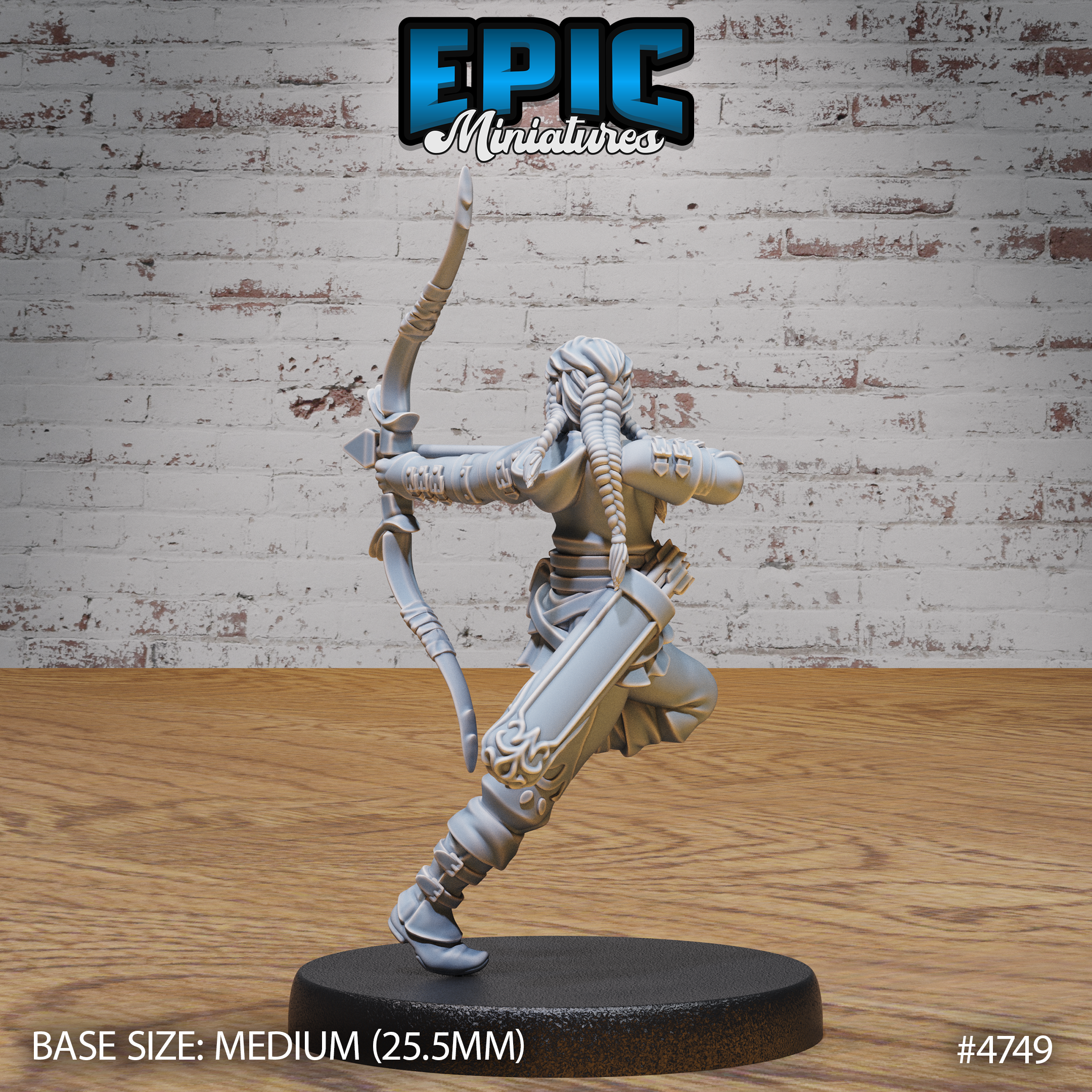 Hunter Girl #4748-4750 by Epic Miniatures