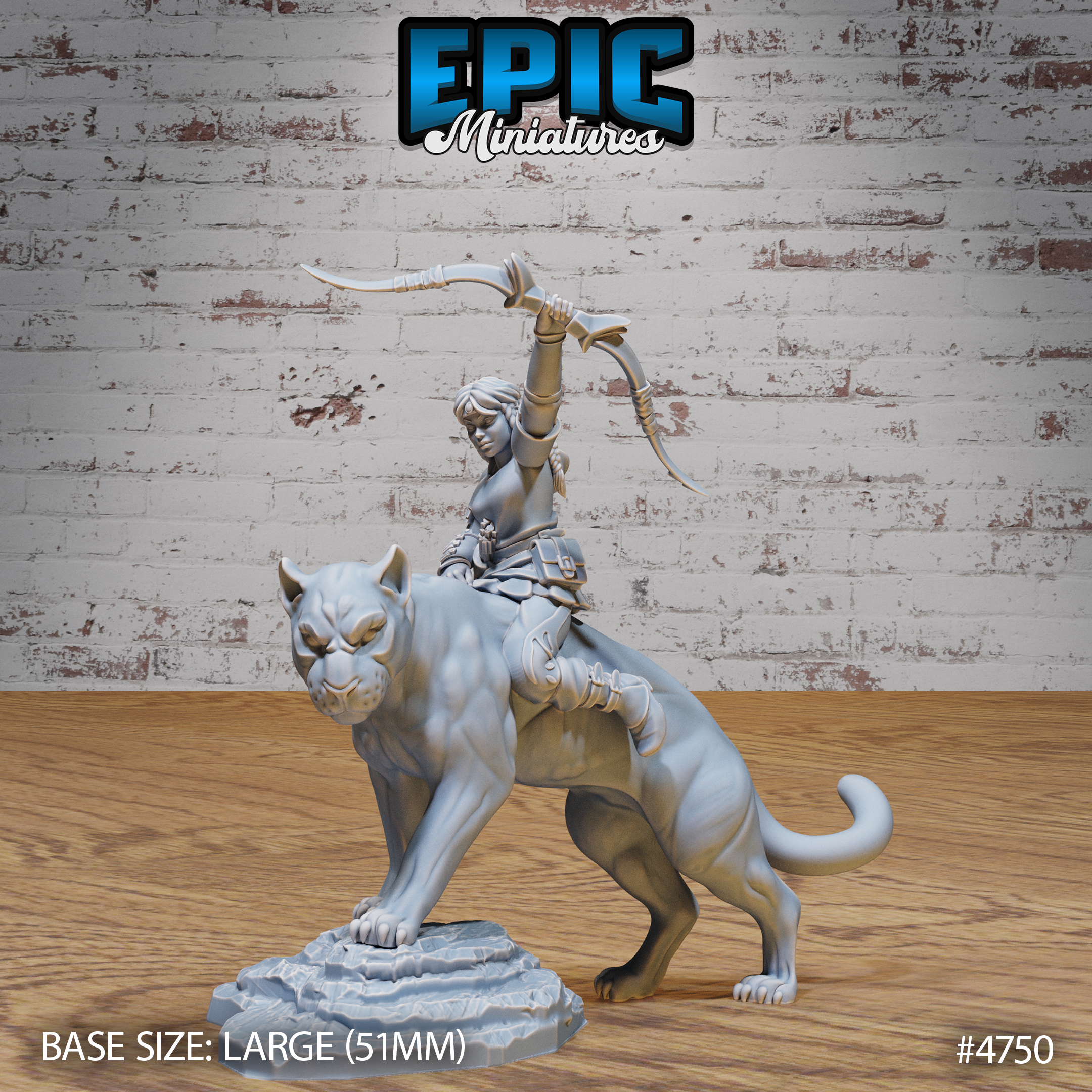 Hunter Girl #4748-4750 by Epic Miniatures