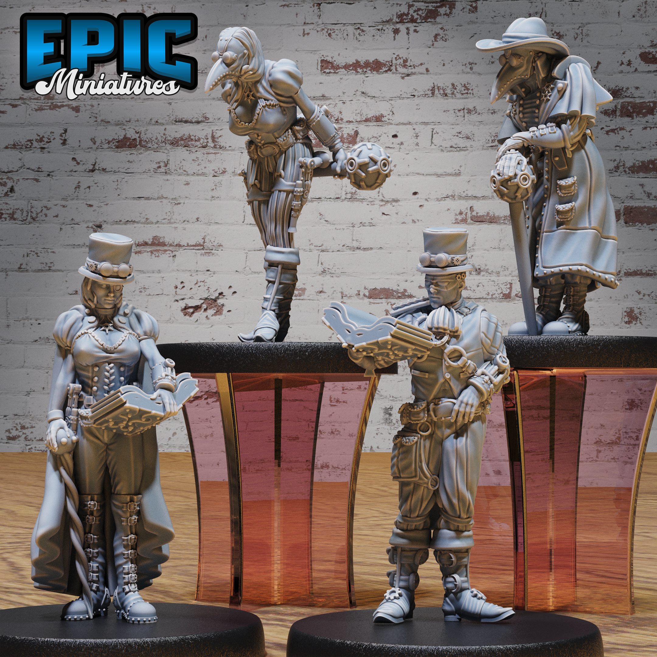 Epic Miniatures Steam Society - Full Set (Steampunk Collection)