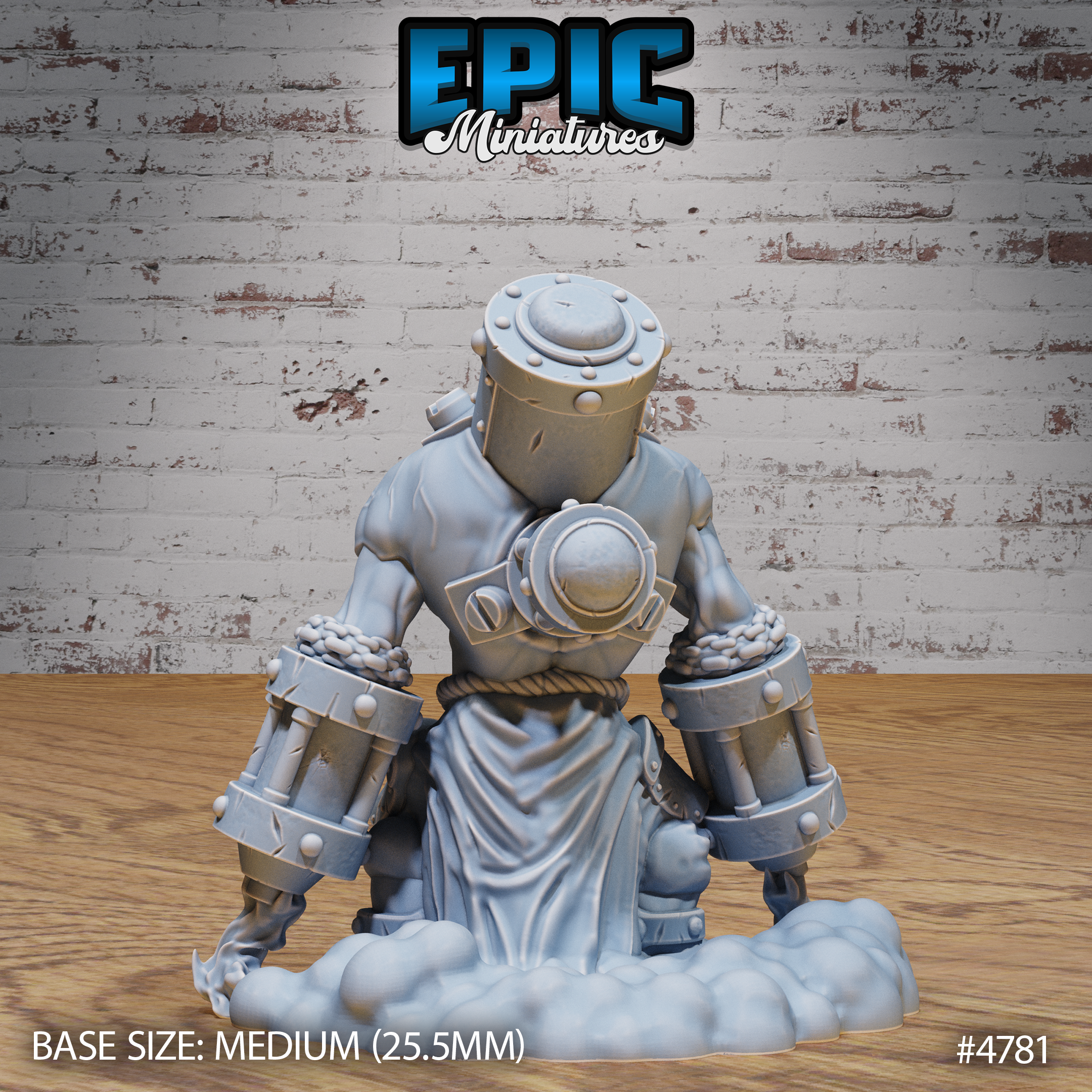 Epic Miniatures - Steam Society | Steam Servant - Steampunk D&D Tabletop Miniature