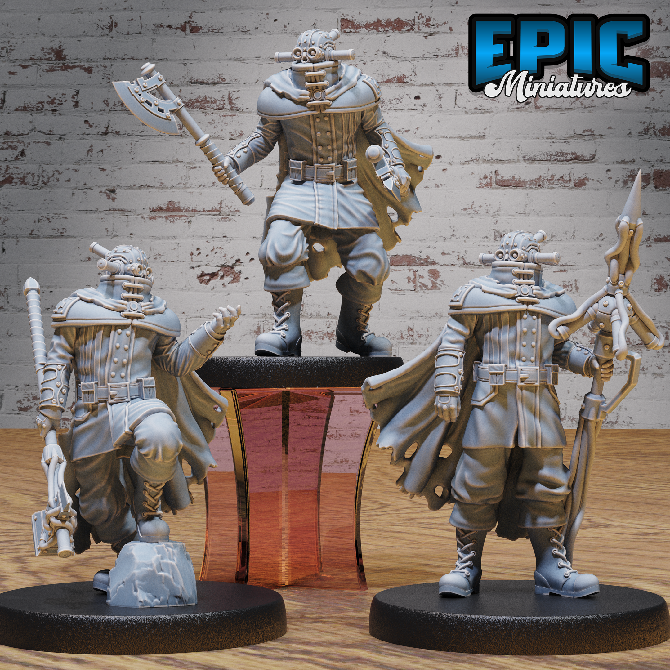 Epic Miniatures Iron Mind Warrior - Fantasy Sci-Fi D&D Tabletop Miniature