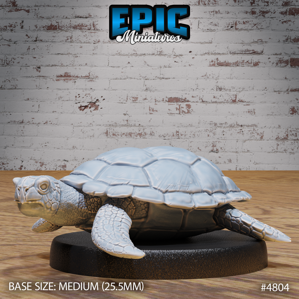 Sea Turtle by Epic Miniatures - Mysterious Ocean | DnD Tabletop Miniature