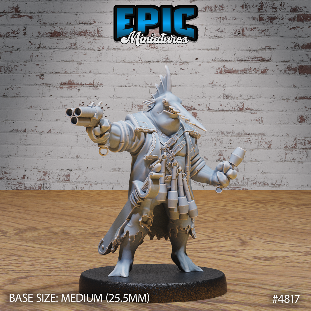Sawhead Pirates by Epic Miniatures - Mysterious Ocean | DnD Tabletop Miniatures (28mm Scale)
