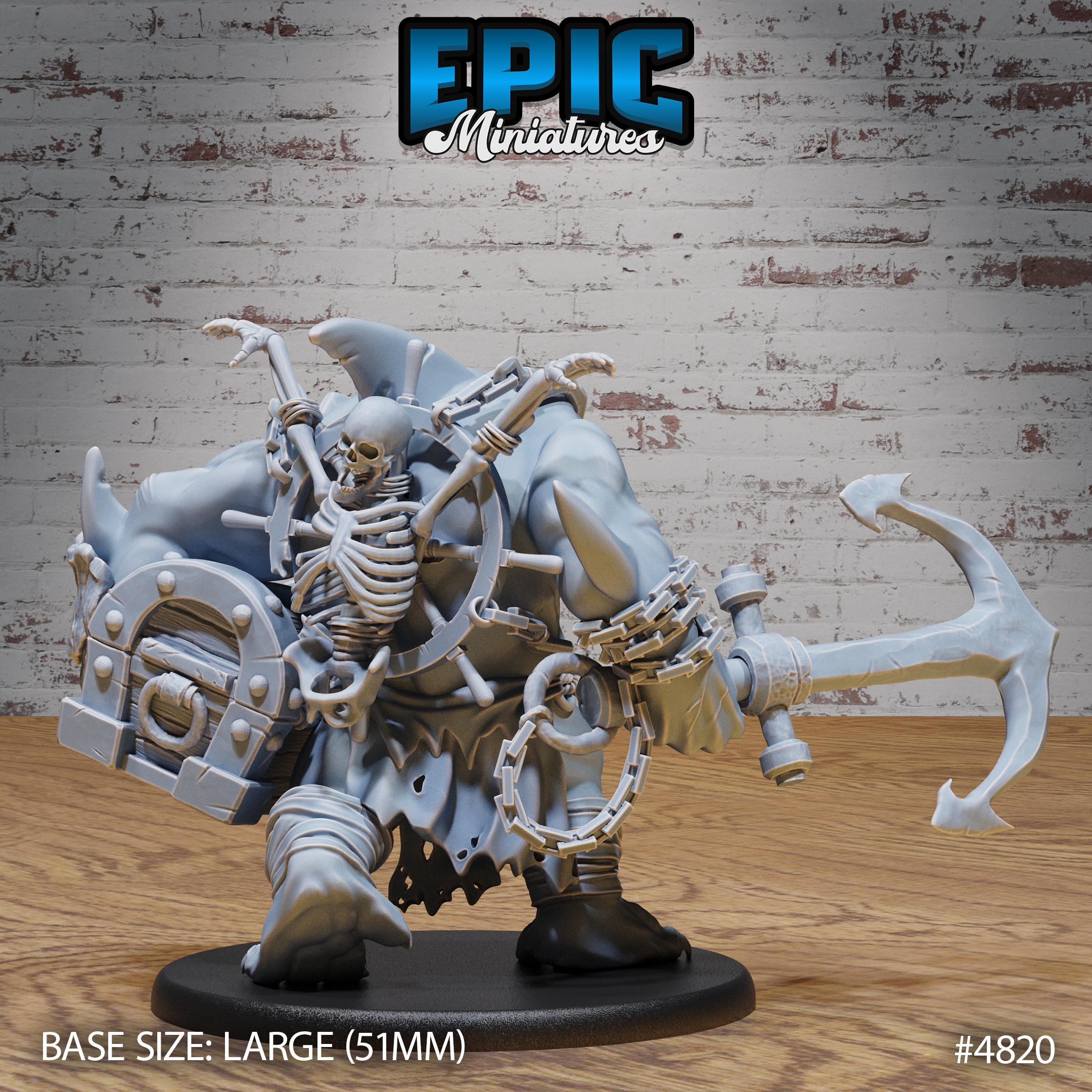 Sharkman Brute by Epic Miniatures - Mysterious Ocean | DnD Tabletop Miniatures (28mm Scale)
