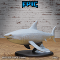 Great White Shark by Epic Miniatures - Mysterious Ocean - DnD Tabletop Miniatures (28mm Scale)
