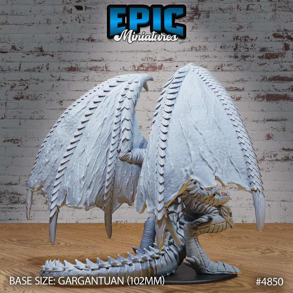 Inferno Dragon Gargantuan Model by Epic Miniatures | D&D Tabletop Miniature
