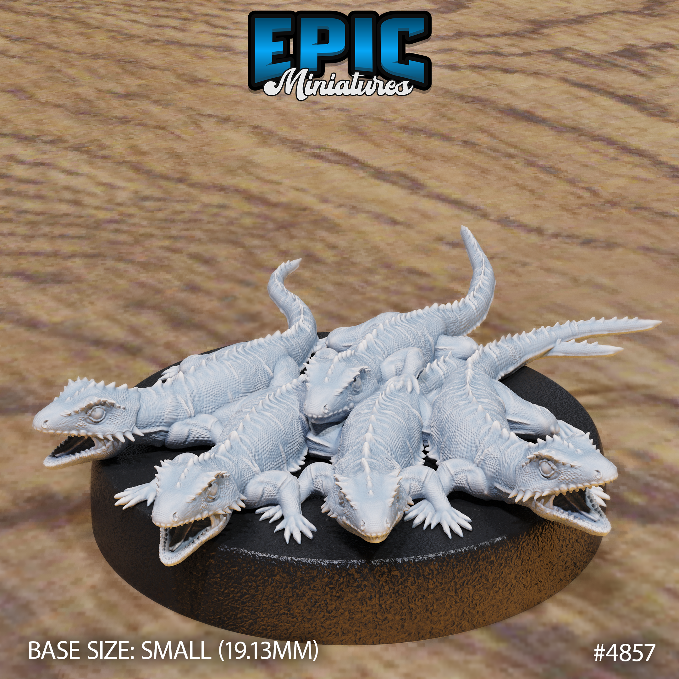 Lizard Swarm Set by Epic Miniatures | D&D Tabletop Miniatures