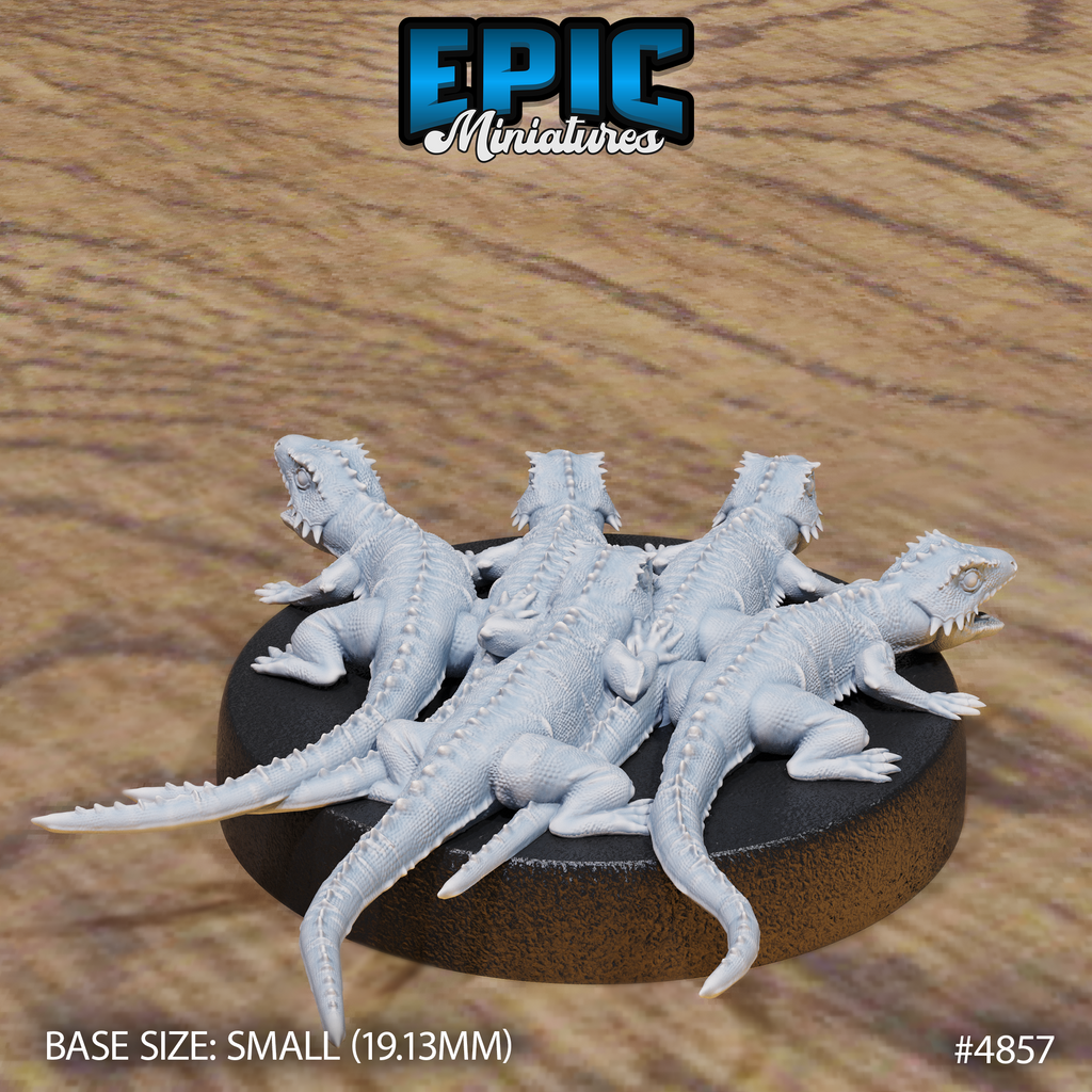 Lizard Swarm Set by Epic Miniatures | D&D Tabletop Miniatures