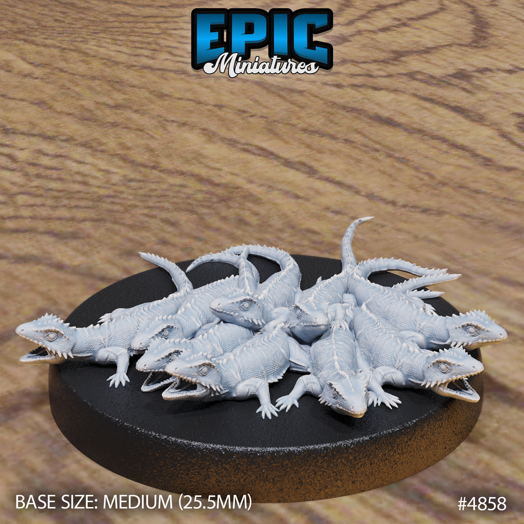 Lizard Swarm Set by Epic Miniatures | D&D Tabletop Miniatures