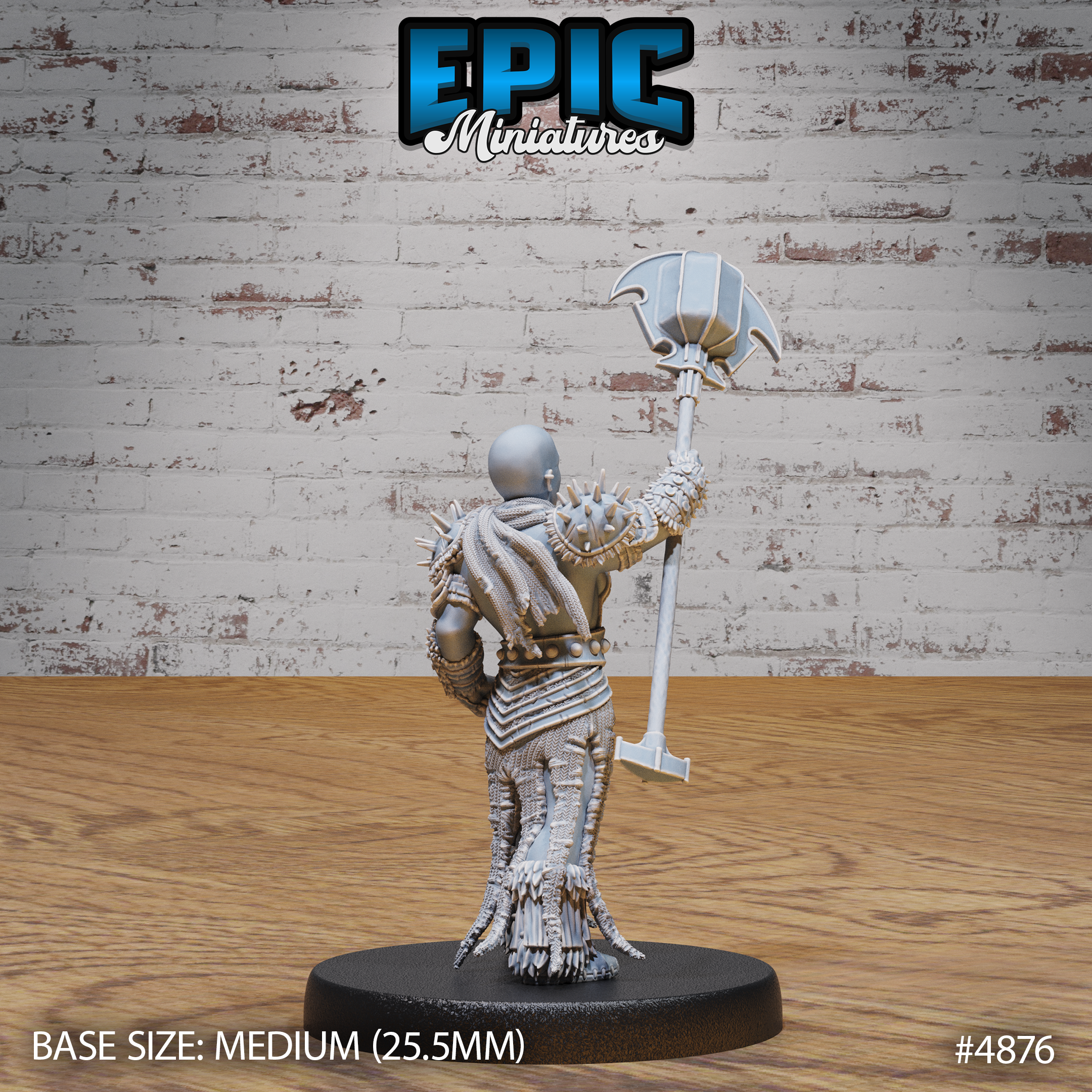 Bald Dwarf #4875-#4877 by Epic Miniatures | D&D Tabletop Miniatures