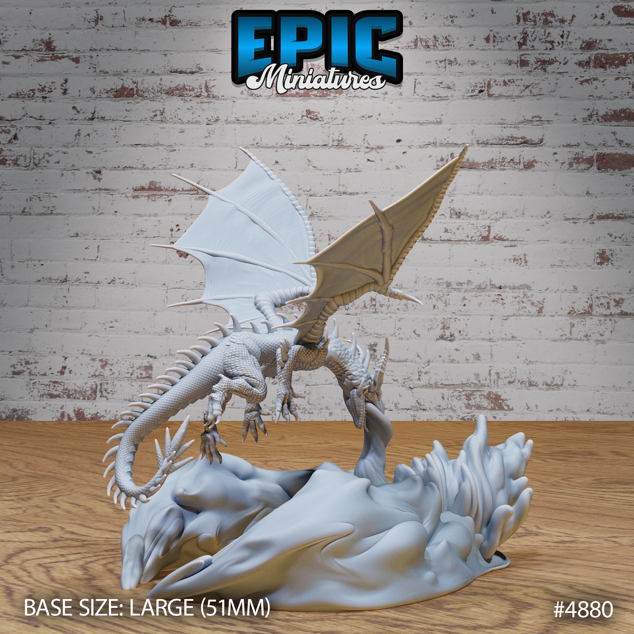 Classic Dragon #4878-#4880 by Epic Miniatures| D&D Tabletop Miniatures