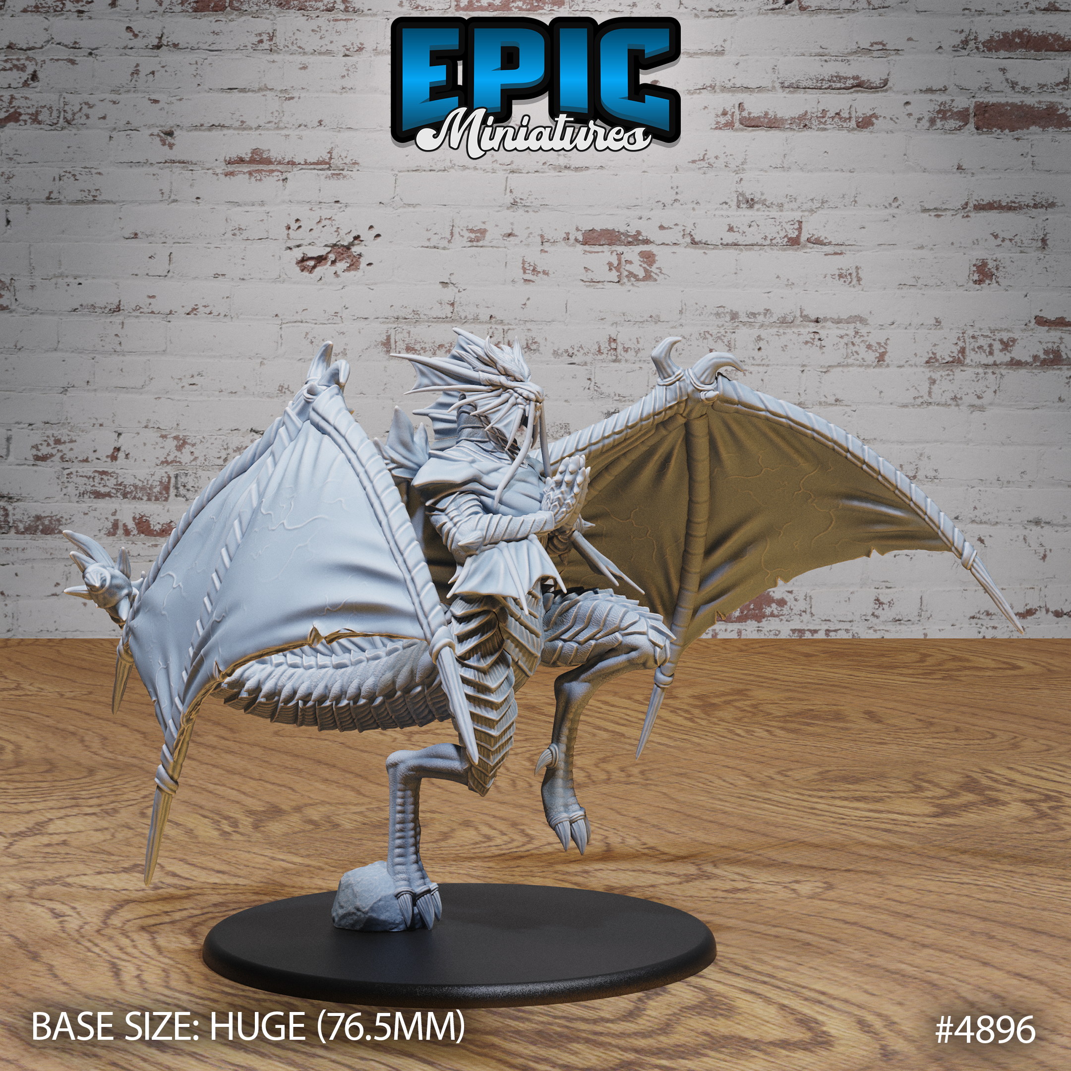 Platinum Dragon by Epic Miniatures | D&D Tabletop Miniatures