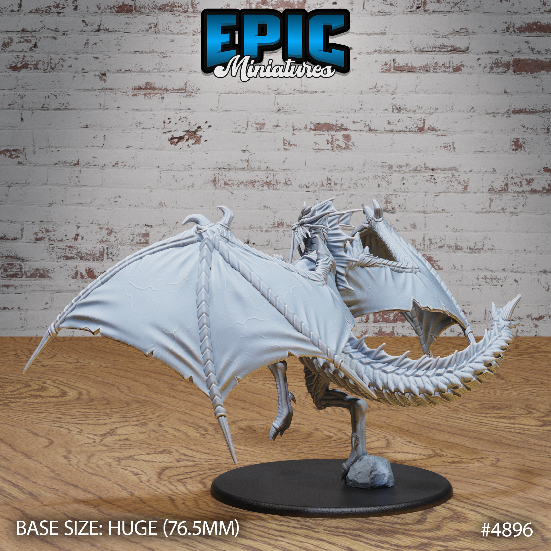 Platinum Dragon by Epic Miniatures | D&D Tabletop Miniatures