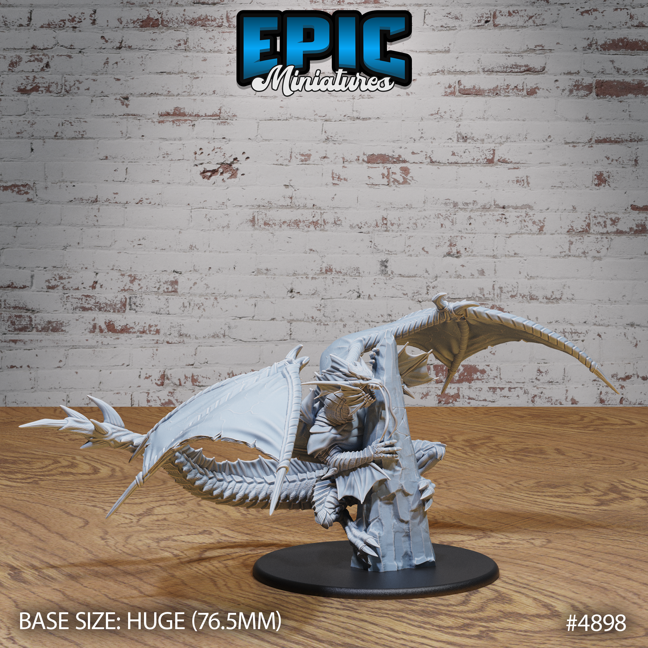 Platinum Dragon by Epic Miniatures | D&D Tabletop Miniatures