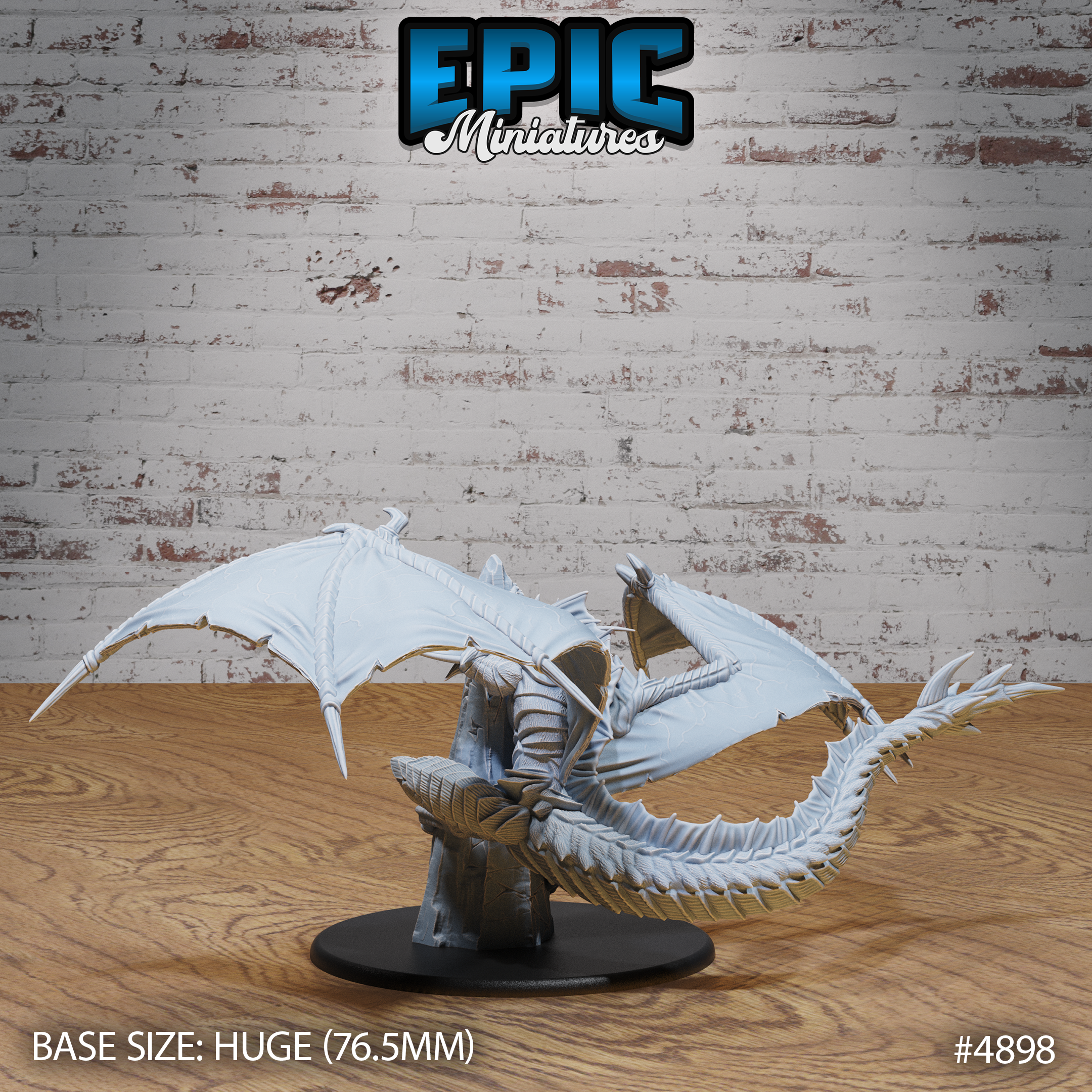 Platinum Dragon by Epic Miniatures | D&D Tabletop Miniatures