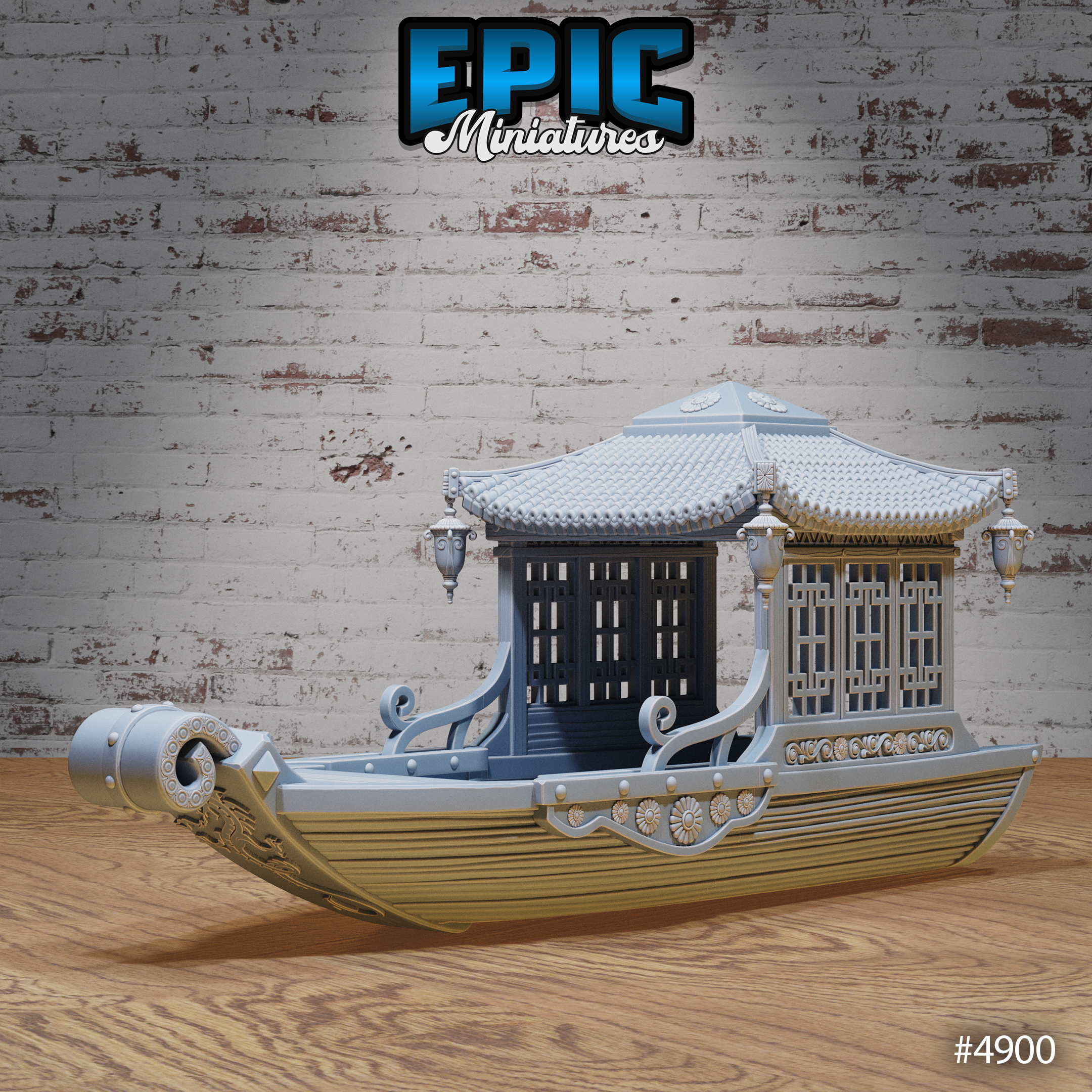 Legends of the East - Eastern Boats - Epic Miniatures D&D Tabletop Miniature