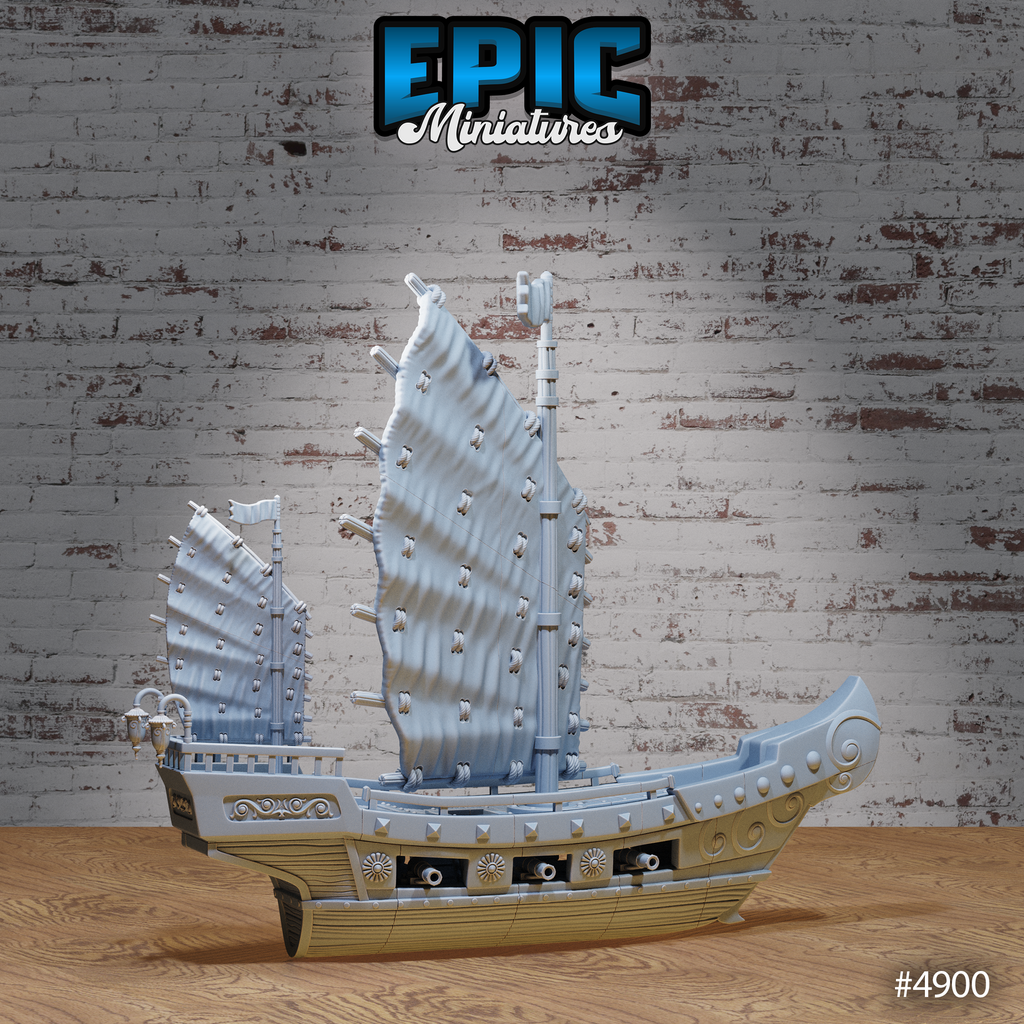 Legends of the East - Eastern Boats - Epic Miniatures D&D Tabletop Miniature