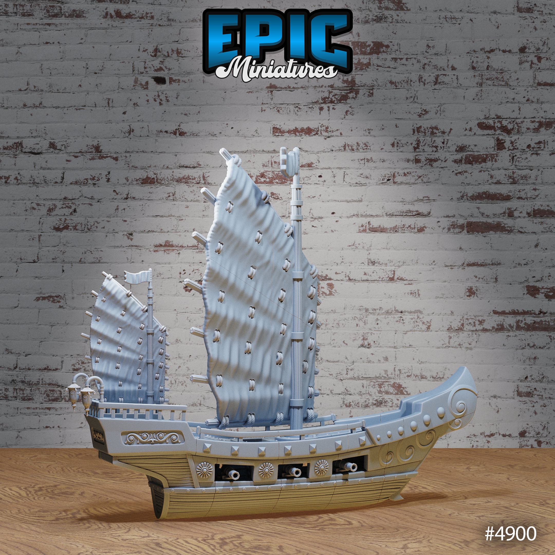 Legends of the East - Eastern Boats - Epic Miniatures D&D Tabletop Miniature