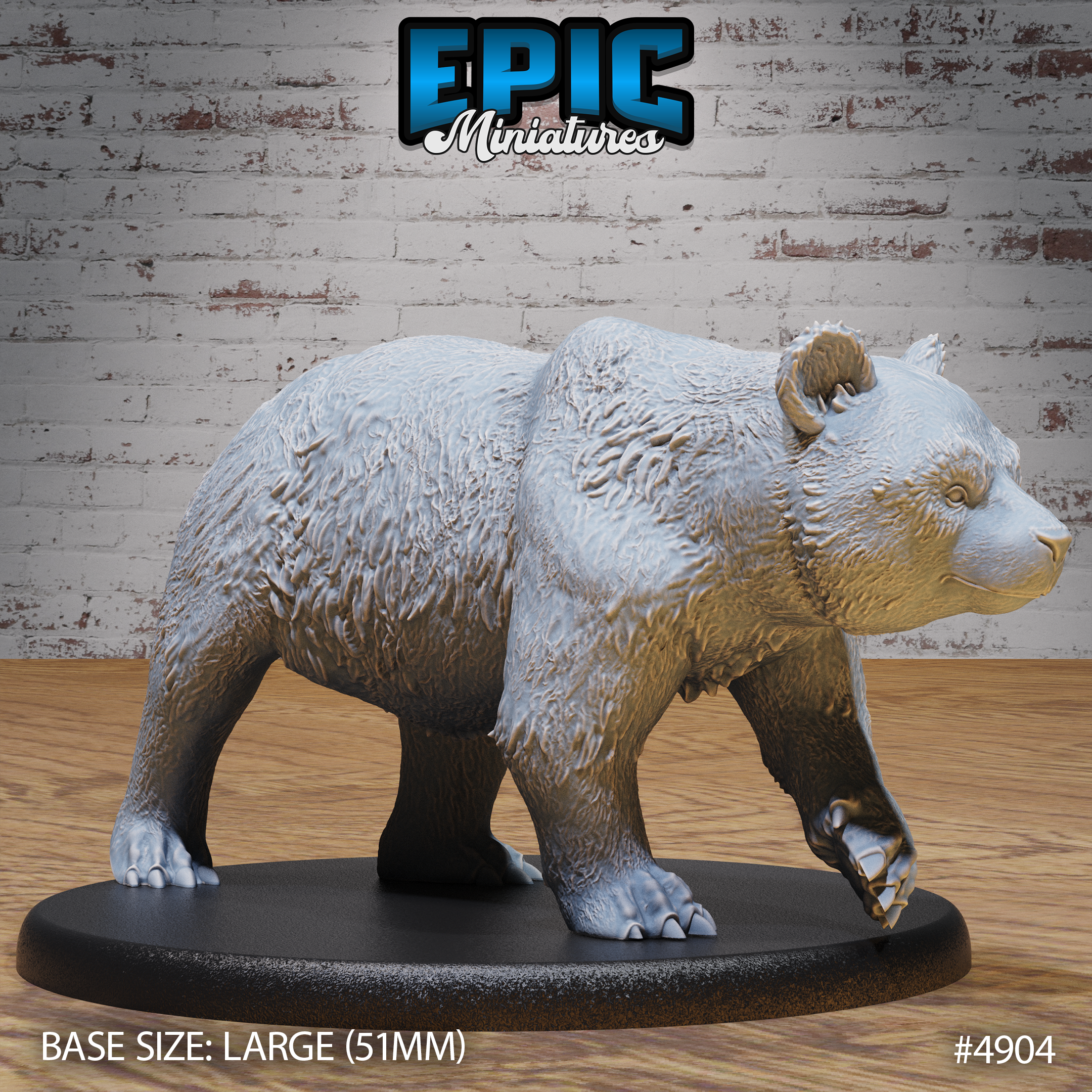 Adorable Panda Bear Miniatures (#4904-#4905) | Epic Miniatures