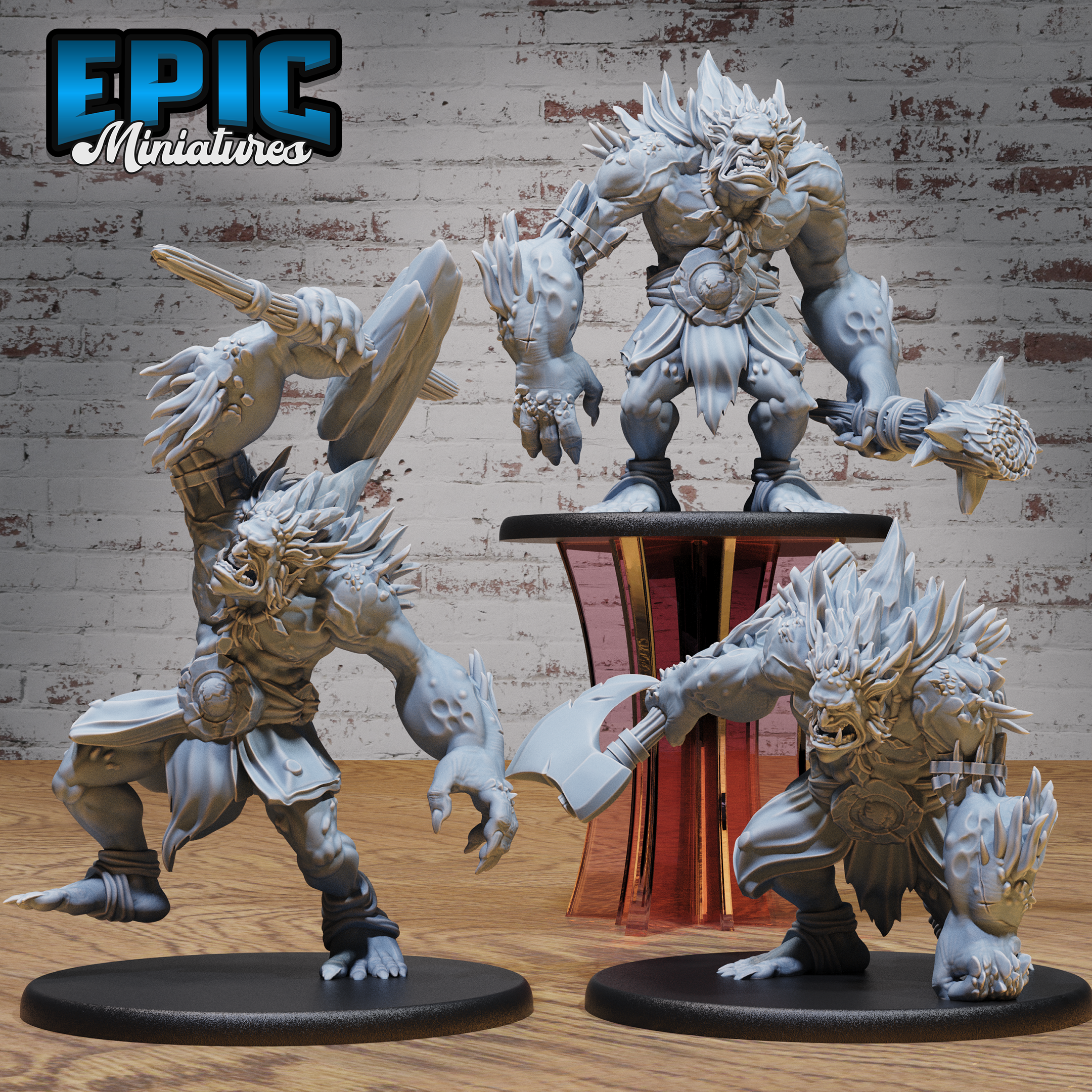 Savage Troll by Epic Miniatures | D&D Tabletop Miniature