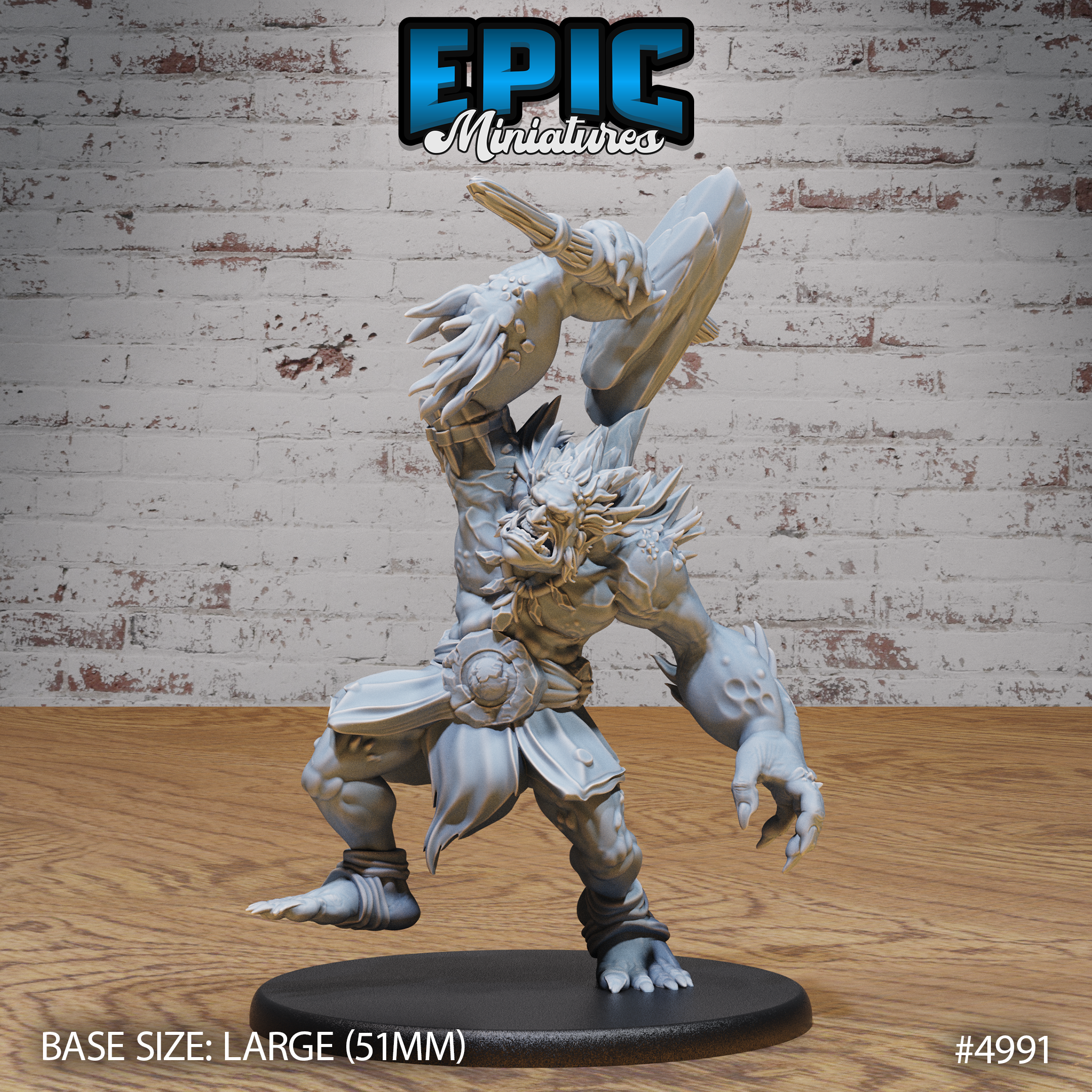 Savage Troll by Epic Miniatures | D&D Tabletop Miniature